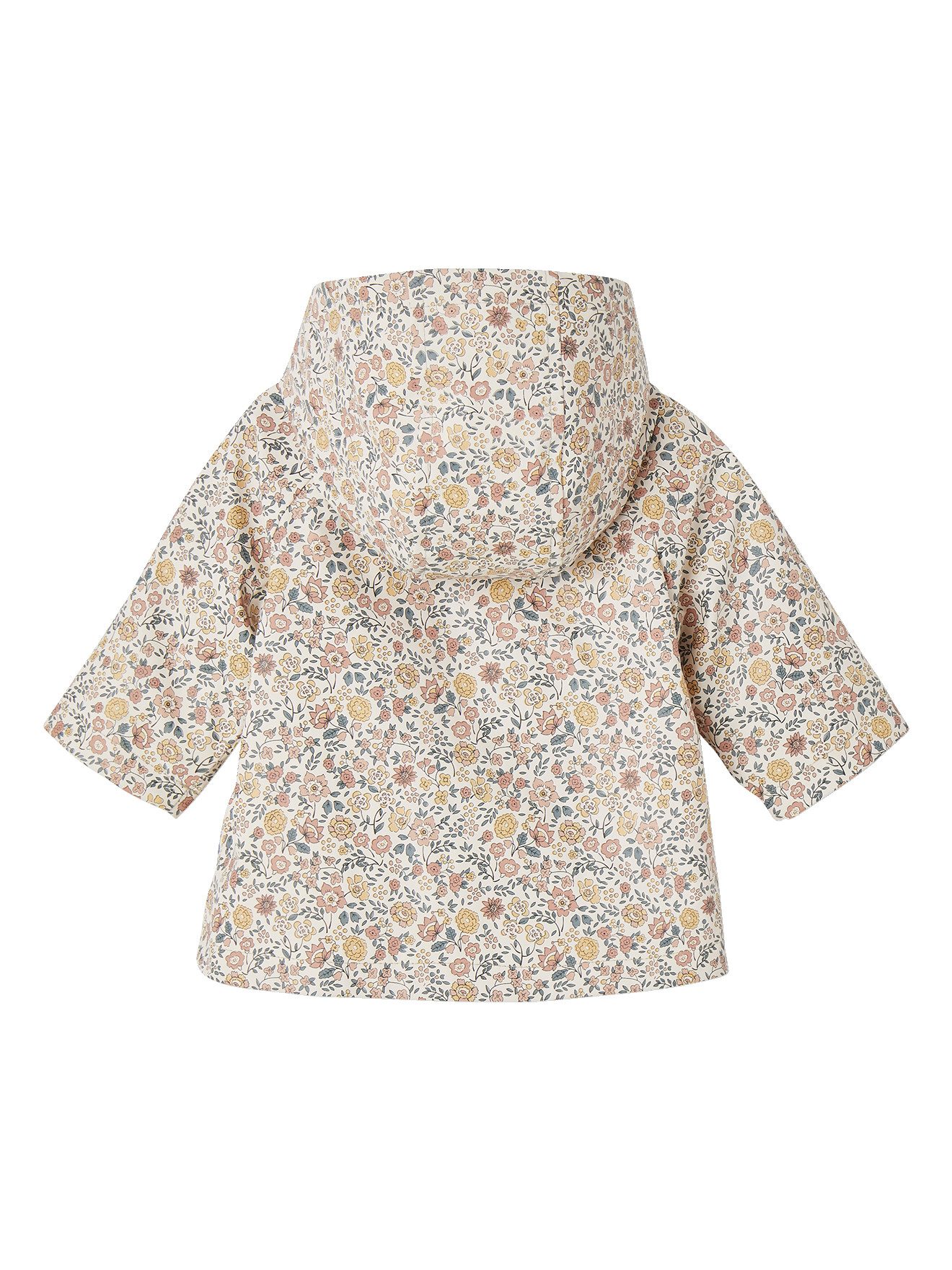 vertbaudet Regenjacke Gefütterte Mädchen Baby Regenjacke Recycling-Polyester, Blumenmuster – Bild 2 von 5