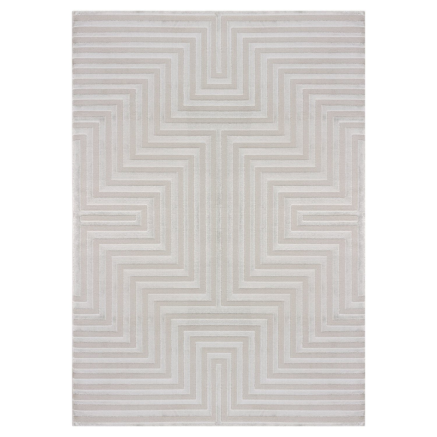 Teppium Teppich Geometrisch Design, Rechteckig, Höhe: 12 mm, Teppich Wohnzi günstig online kaufen