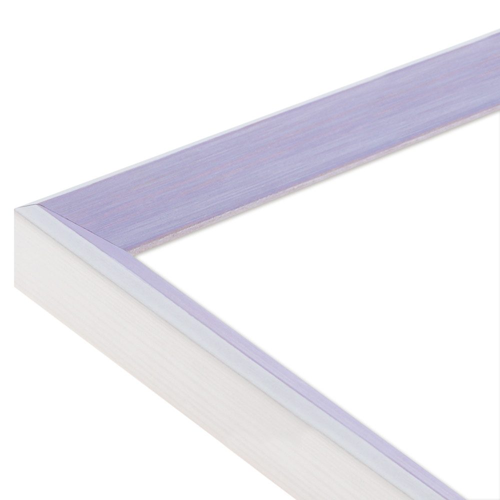 WANDStyle Bilderrahmen H080, Violett, aus Massivholz im Stil Modern