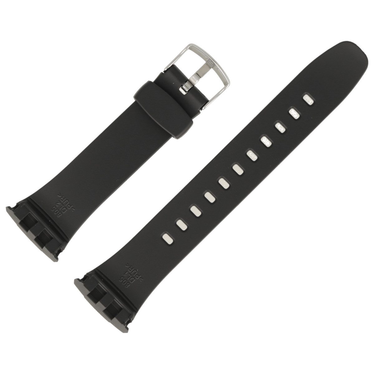 CASIO Uhrenarmband 26mm Kunststoff Schwarz WVA-M640