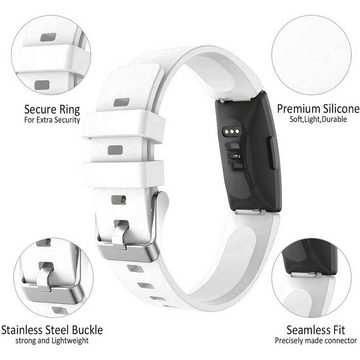 CoolGadget Smartwatch-Armband Fitnessarmband aus TPU / Silikon, für Fitbitspire / 2 Sport Uhrenarmband Fitness Band Unisex Größe L