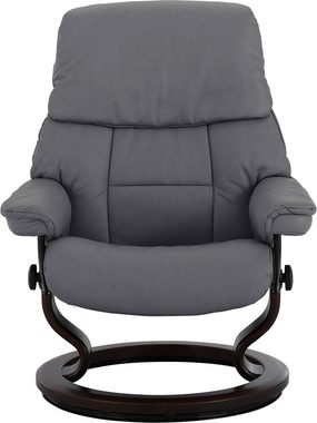 Stressless® Relaxsessel Ruby, mit Classic Base, Größe M, Gestell Eiche, Wenge, Braun & Schwarz