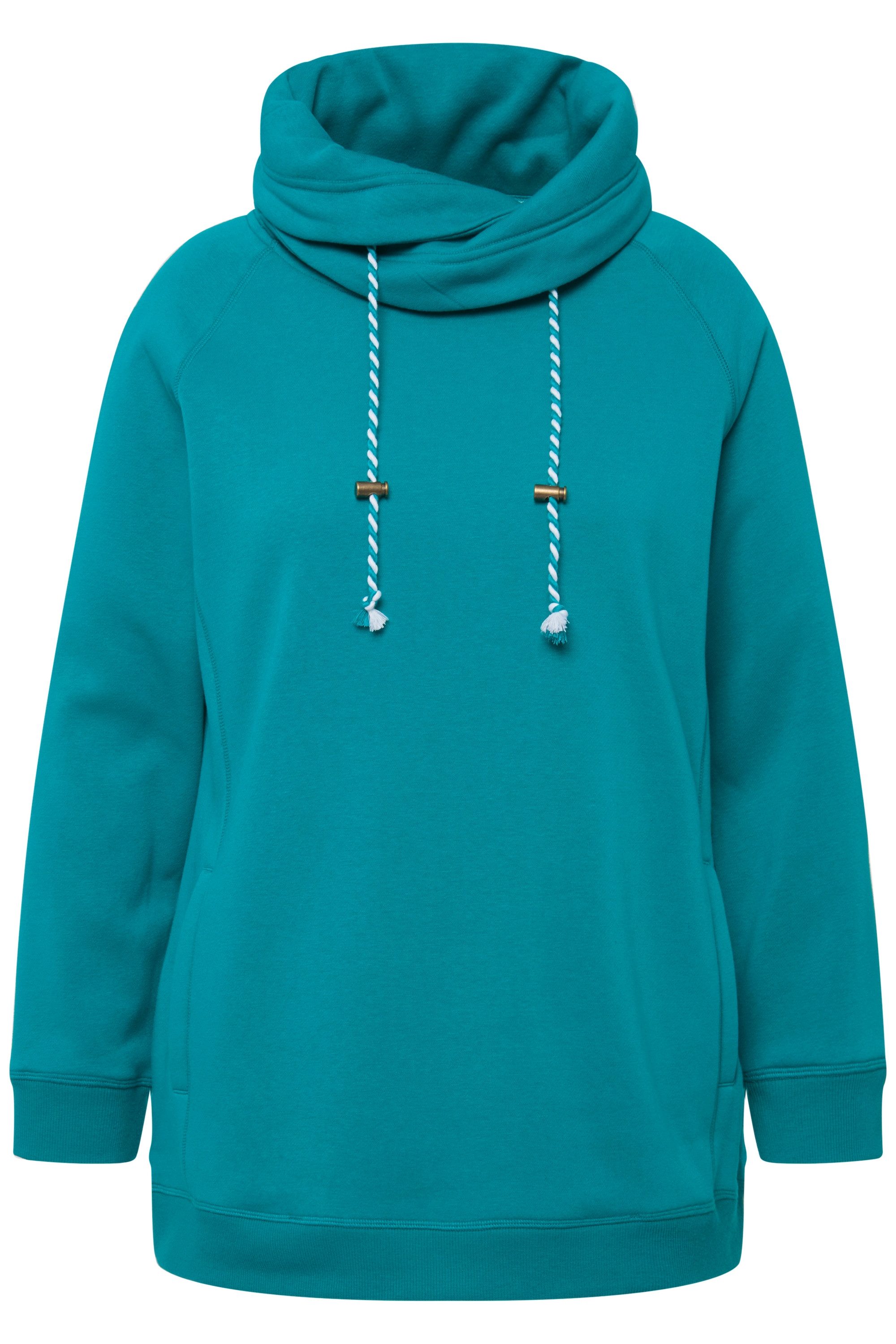Ulla Popken Sweatshirt Sweatshirt weiter Stehkragen günstig online kaufen