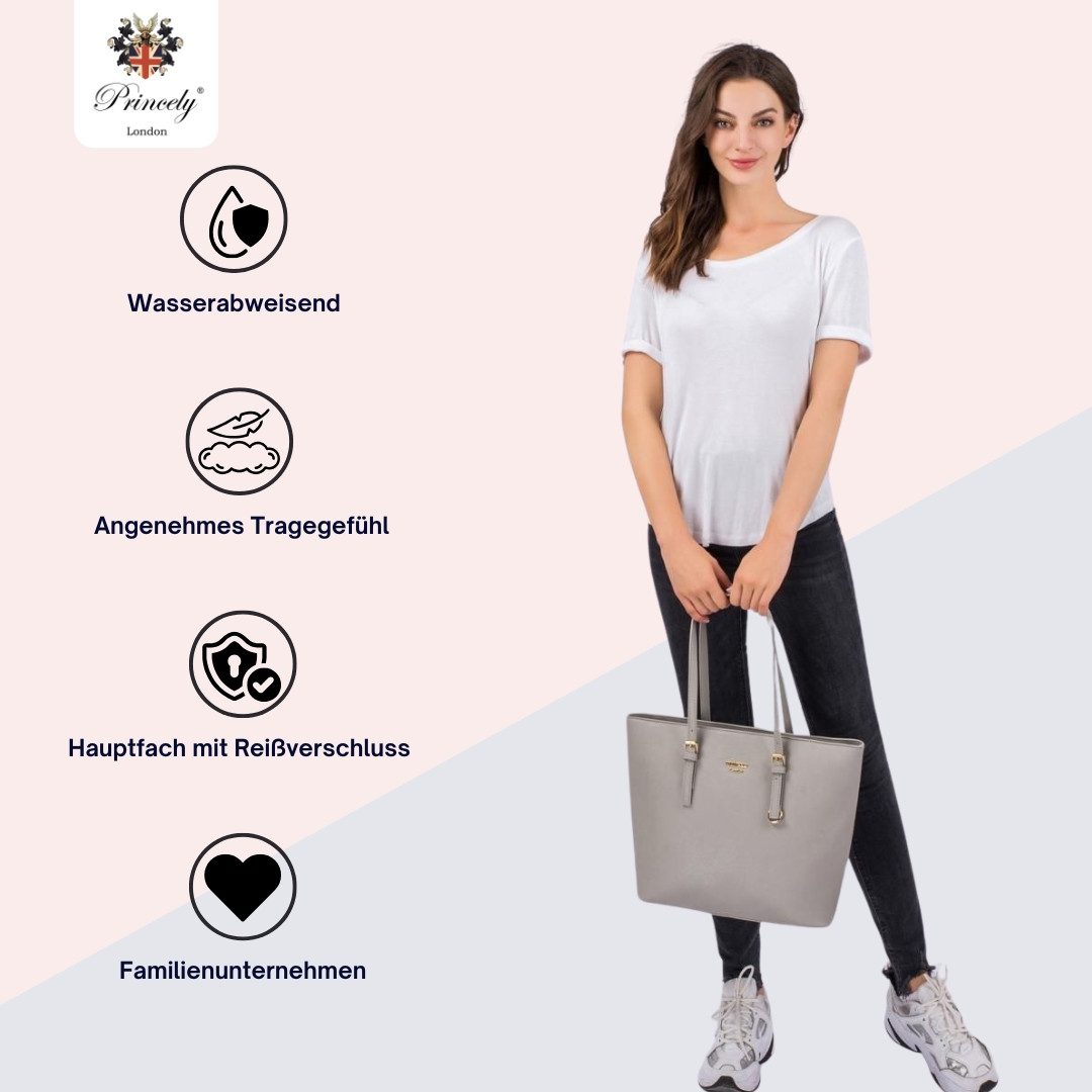 Princely London Shopper Beverly Large - Passend für DinA4 Ordner