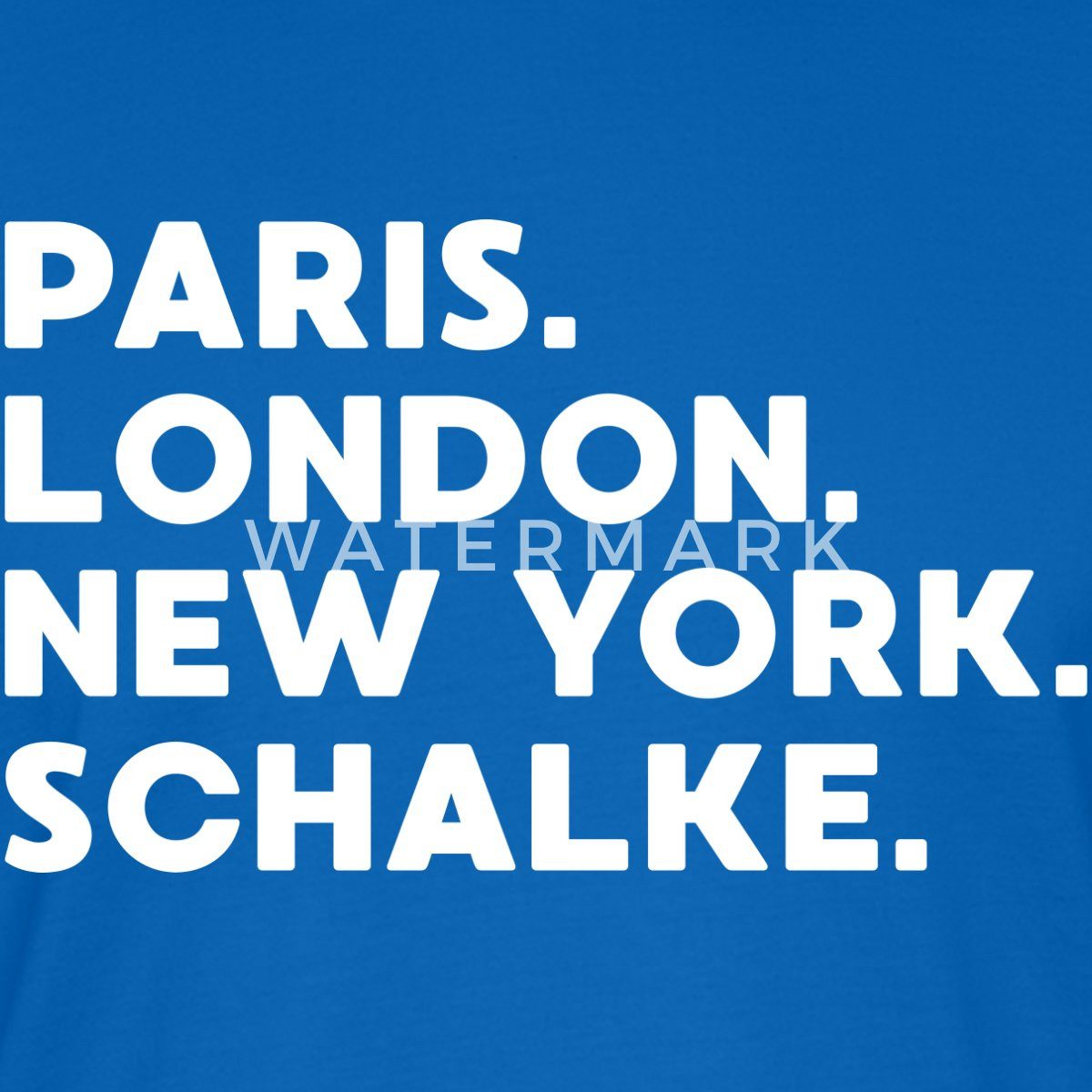 Spreadshirt T-Shirt Schalke Leidenschaft Weltstadt Fußball Unisex Bio T-Shi günstig online kaufen