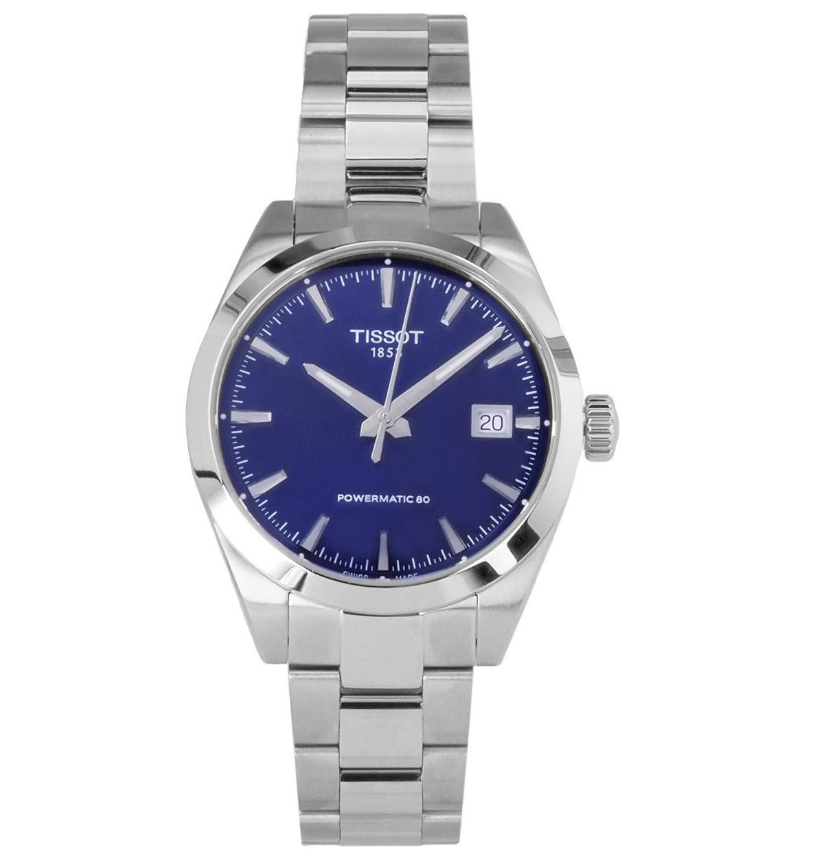 Tissot Automatikuhr schweizer Herren Uhr 38,5 mm Ø T1658071104100 Powermatic 80, Gangreserve 80 Std.