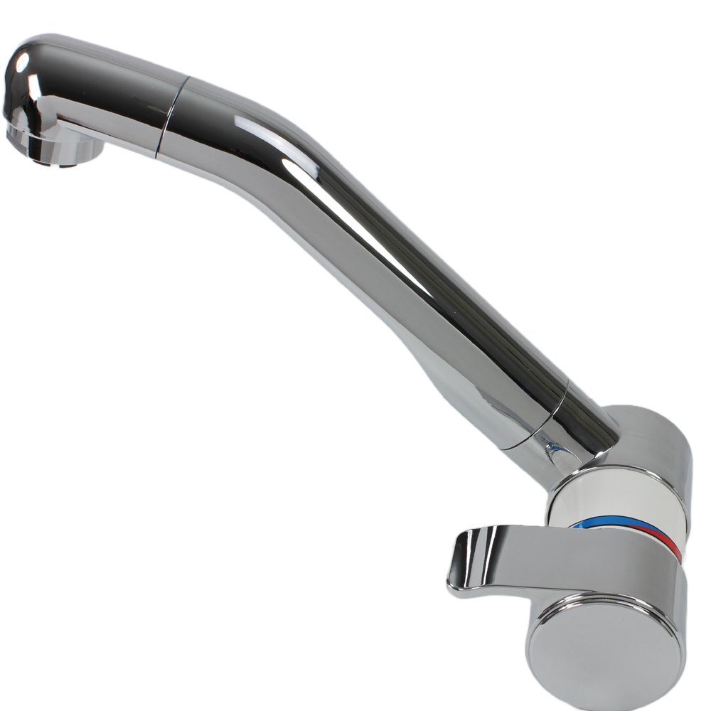 Comet Waschtischarmatur Wasserhahn + Schalter schwenkbar günstig online kaufen