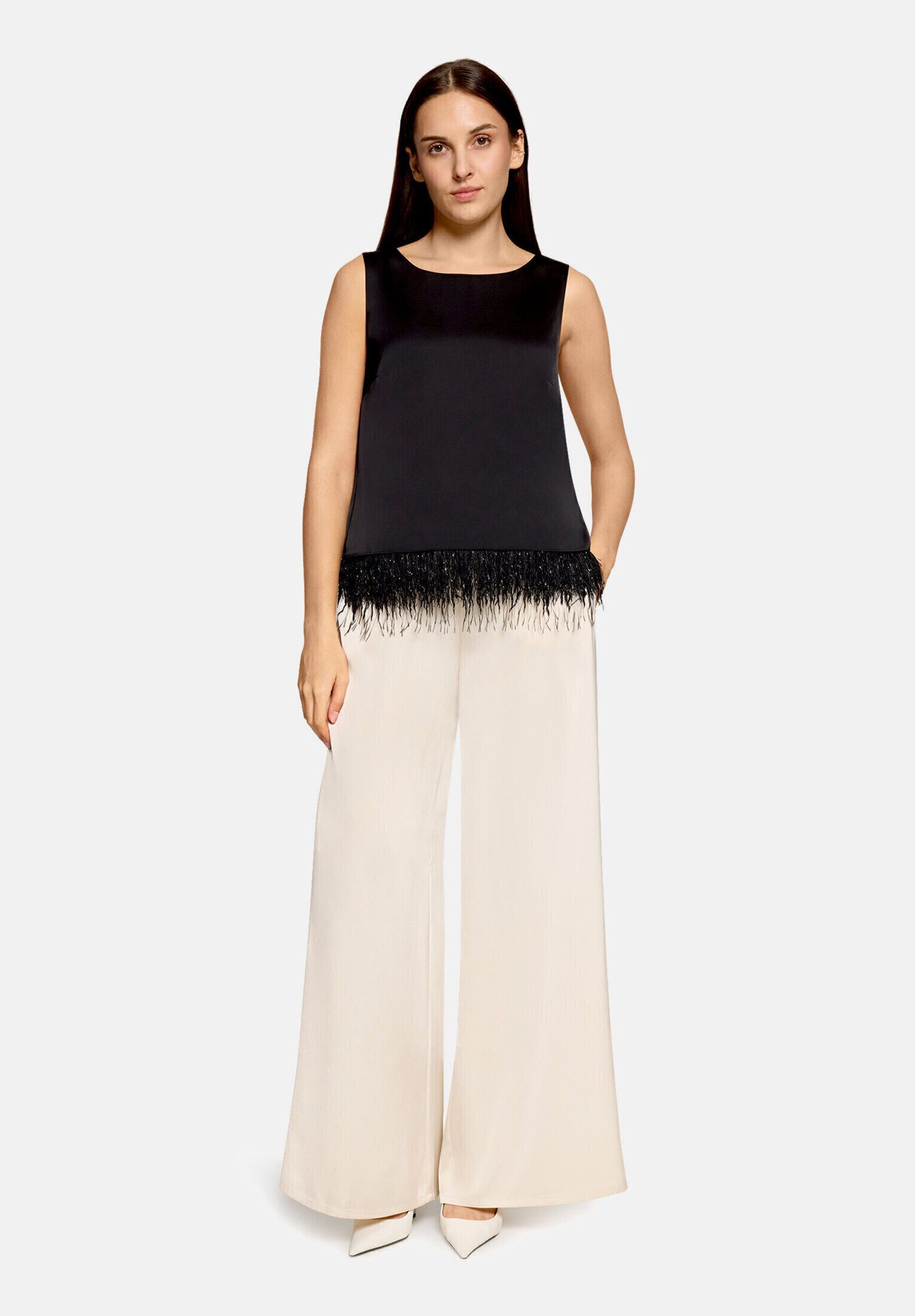 Vera Mont Stoffhose Damen mit Taschen Material