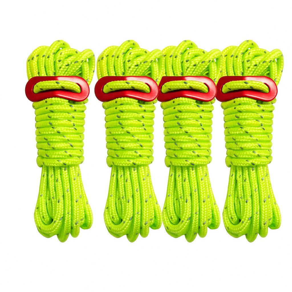 PRECORN Reflektierende Zeltschnüre Abspannseile Camping Leuchtende Spannsch günstig online kaufen