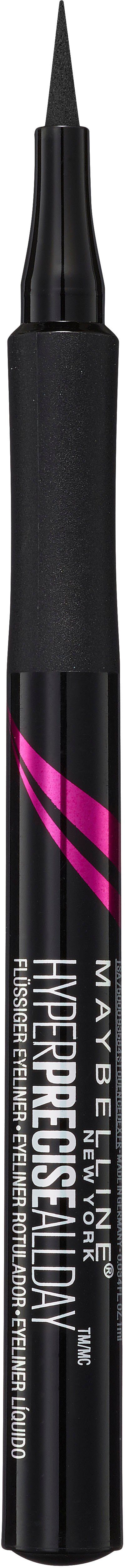 MAYBELLINE NEW YORK Eyeliner HYPER PRECISE LIQUID LINER, mit ultra dünner Spitze