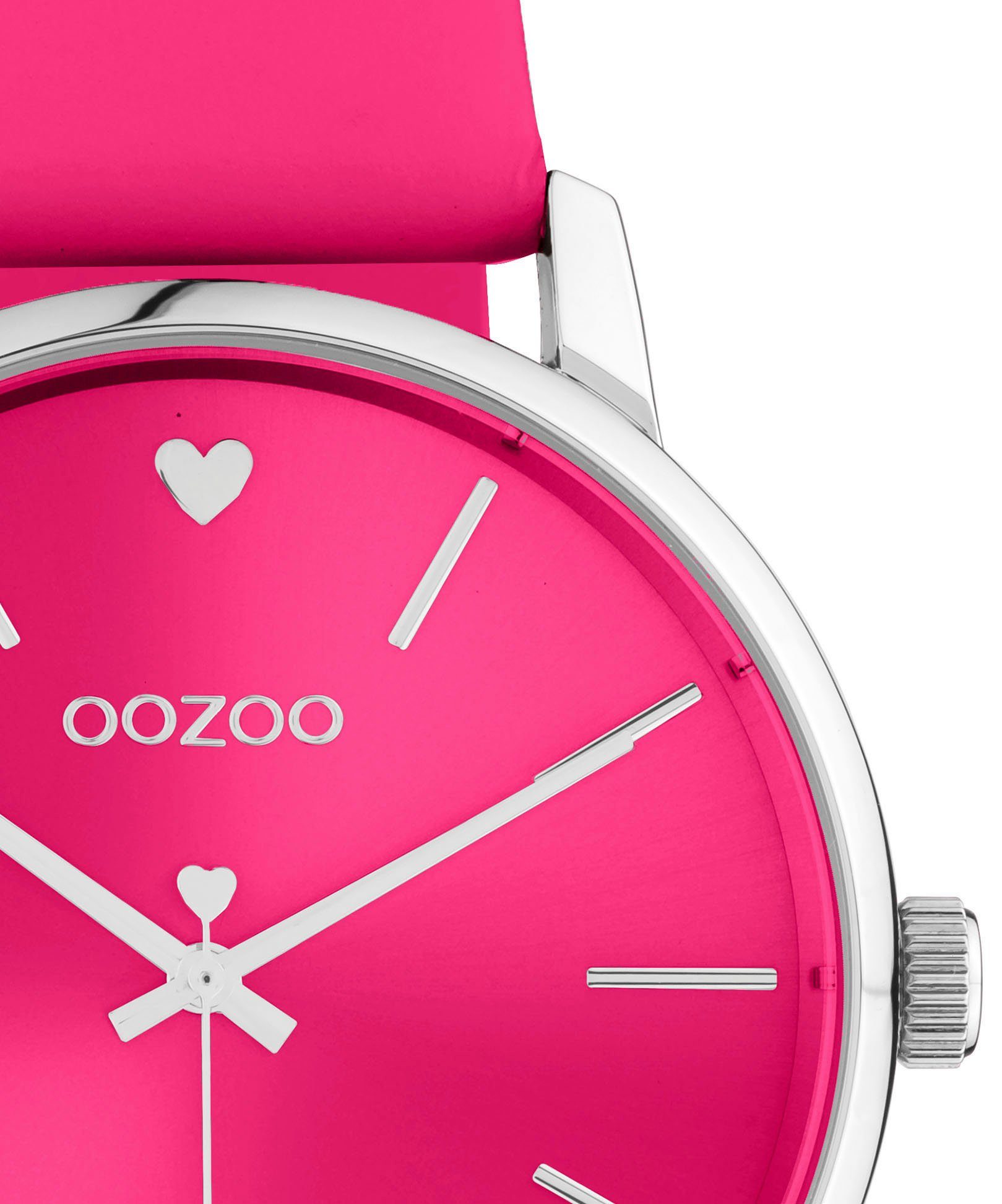 OOZOO Quarzuhr C10989, Armbanduhr, Damenuhr, Lederarmband günstig online kaufen