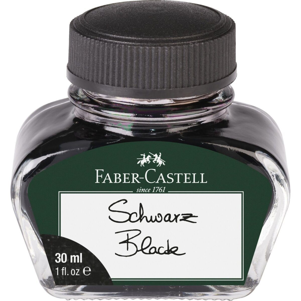 Faber-Castell Füllhalter Füllhaltertinte Glas 30 ml schwarz