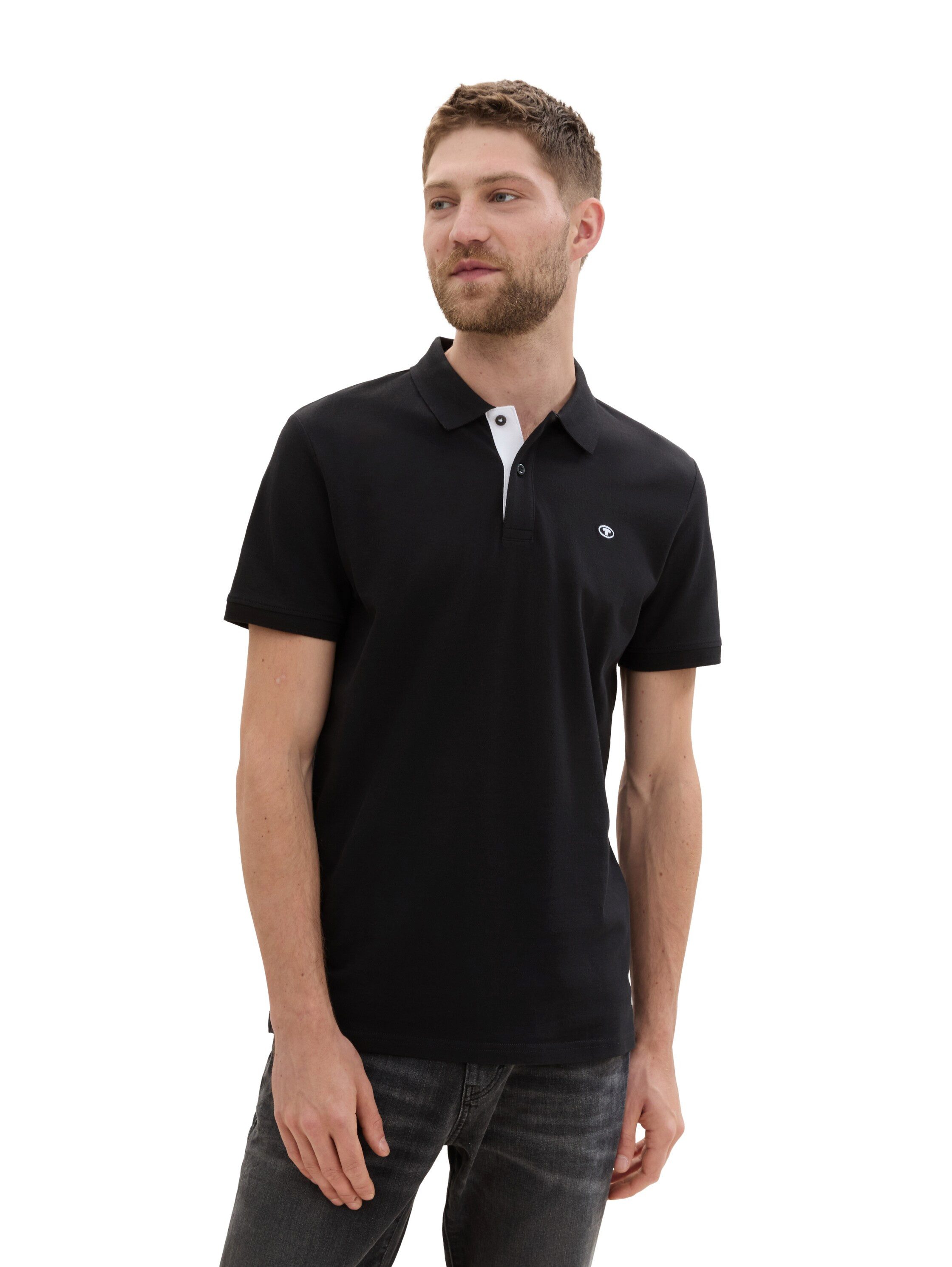 TOM TAILOR Poloshirt (Packung, 2-tlg) im Doppelpack