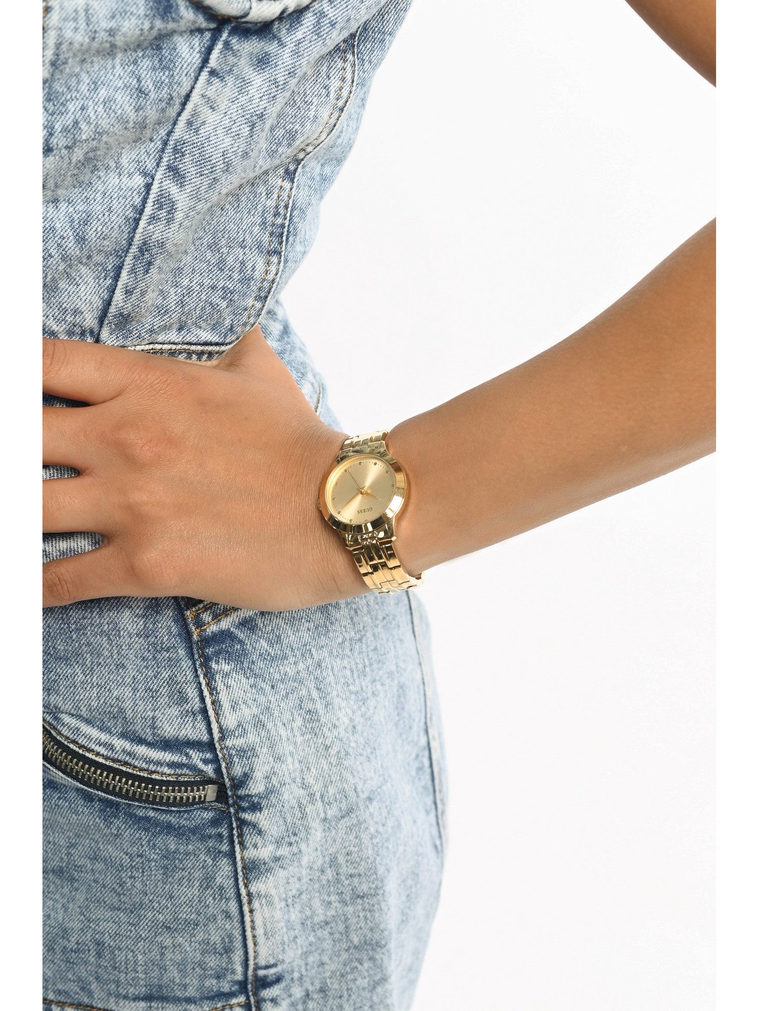 Guess Quarzuhr CHELSEA, (1-tlg., Not a set – not applicable to this product), Quarz Analog – Bild 5 von 5