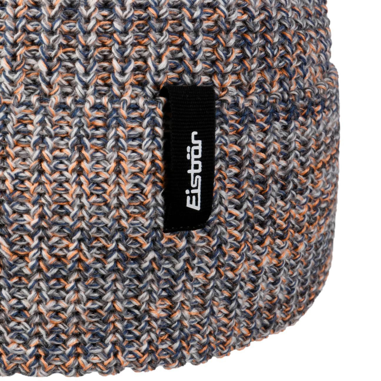 Eisbär Beanie (1-St) Strickmütze mit Umschlag, Made in the EU