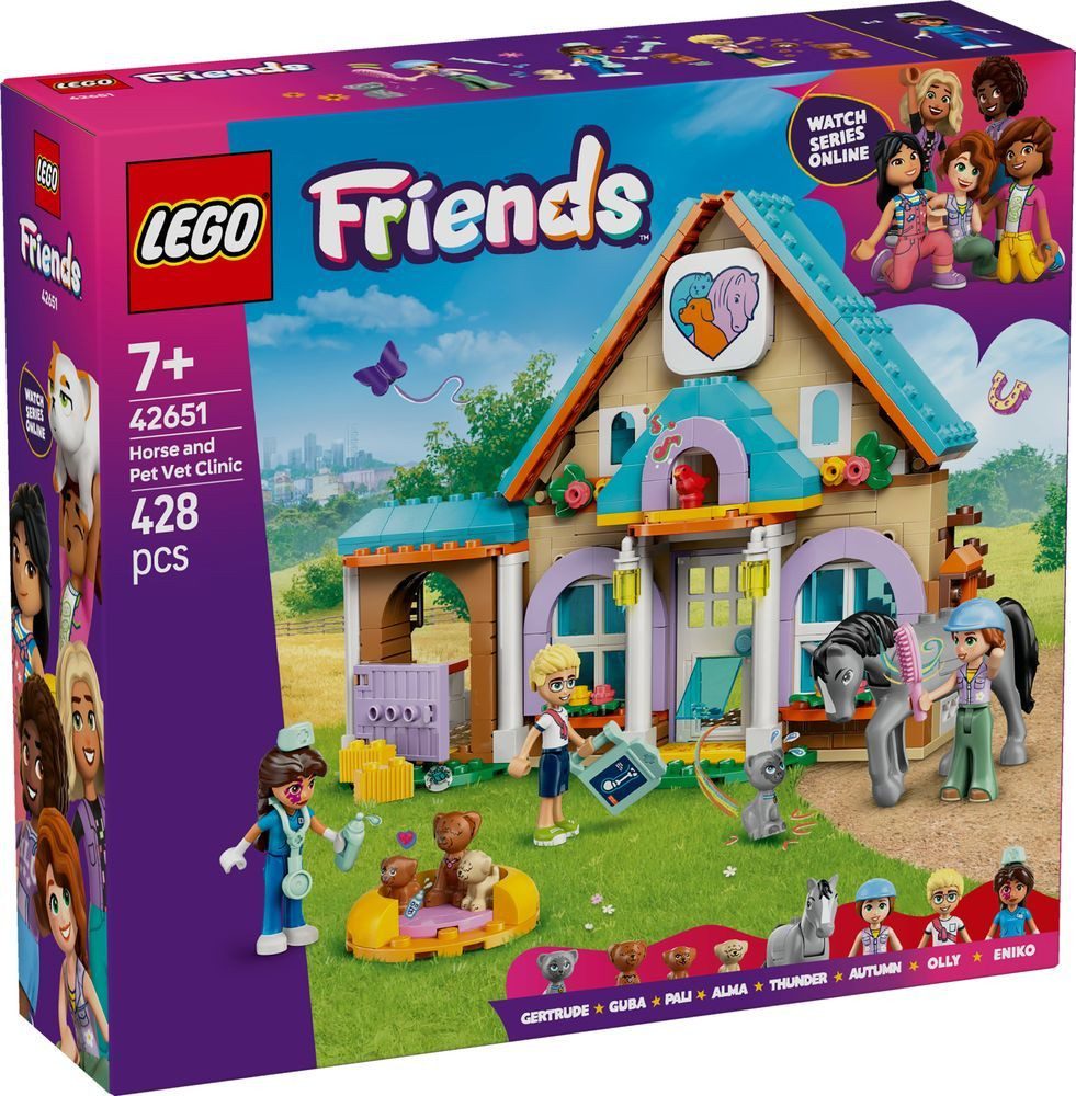 LEGO® Friends 42651 Tierarztpraxis für Pferde und Haustiere Konstruktionsspielsteine