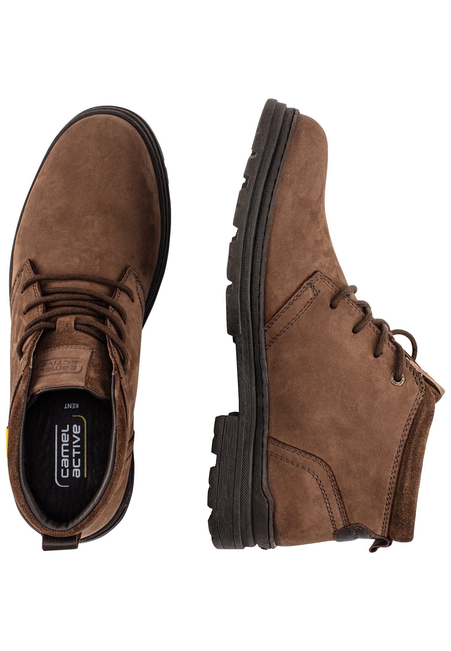 camel active aus echtem Leder Schnürschuh