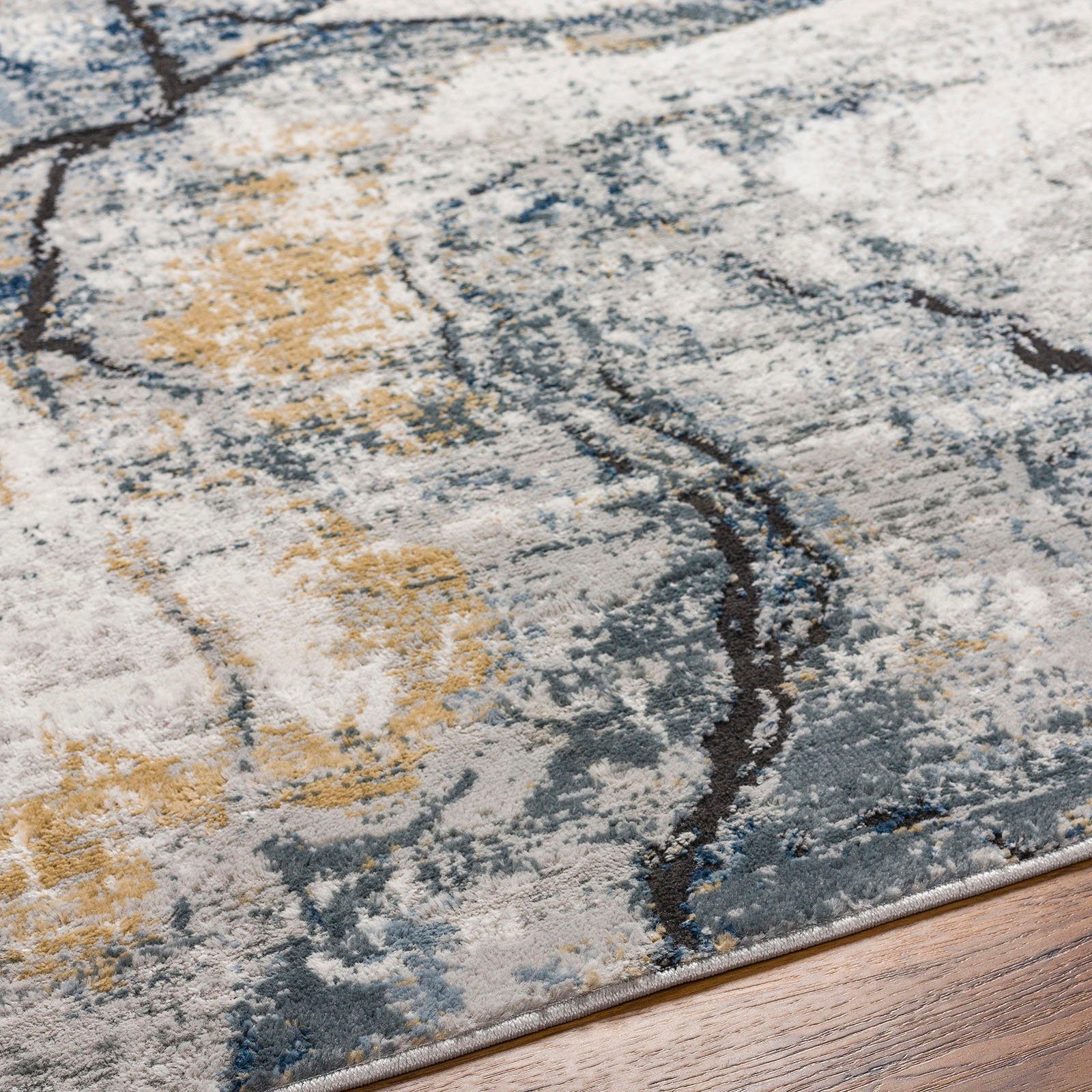 Teppich Abstract, Surya, rechteckig, kompatibel mm, mit Staubsaugerrobotern 10 Höhe