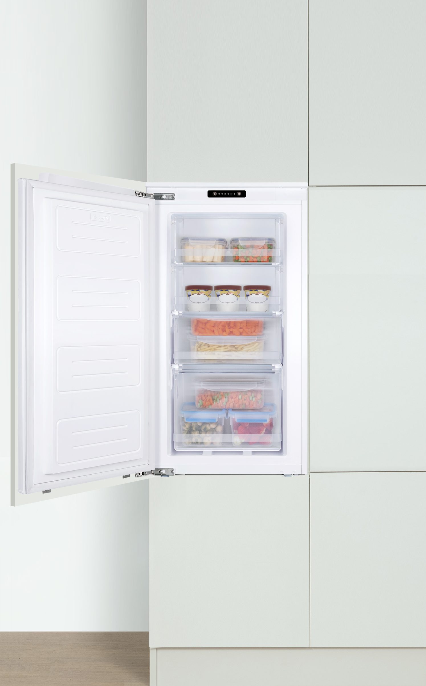 Amica Einbaugefrierschrank EGSX 321 905, 87,1 cm hoch, 54 cm breit, Festtür-Technik