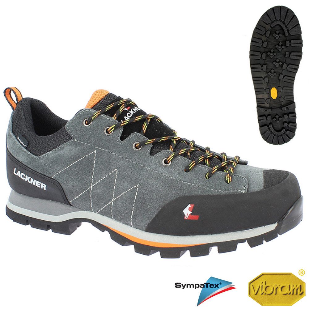 Lackner - Rockway STX wasserdichte Vibram Wanderschuhe, grau Wanderschuh