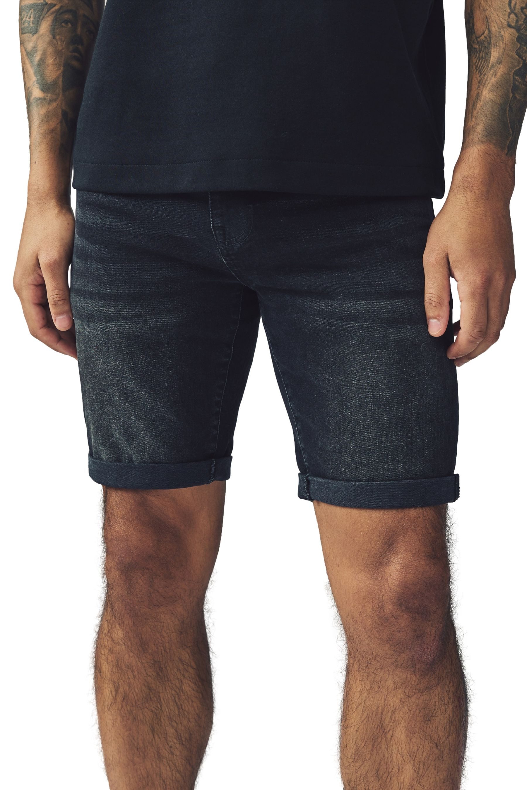 Next Jeansshorts Denim-Shorts mit Stretchanteil-Skinny-Fit (1-tlg) günstig online kaufen