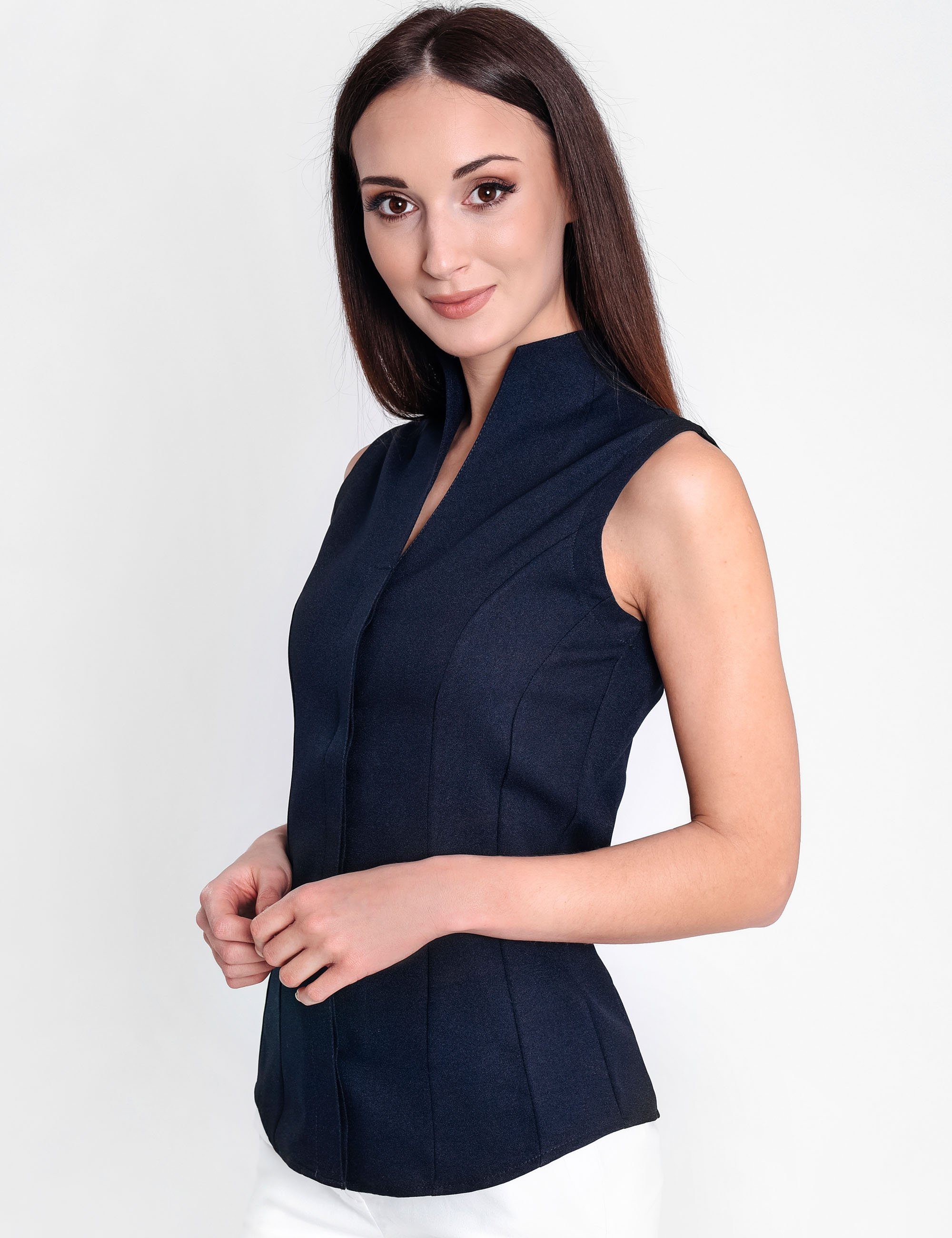 HEVENTON Klassische Bluse ärmellos, bügelleicht, mit günstig online kaufen