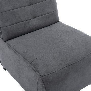 Merax Sessel unendlich erweiterbar (1-St), Sofaelement mit Rücken, Sofa-Modul, Sitzelement, Loungesessel