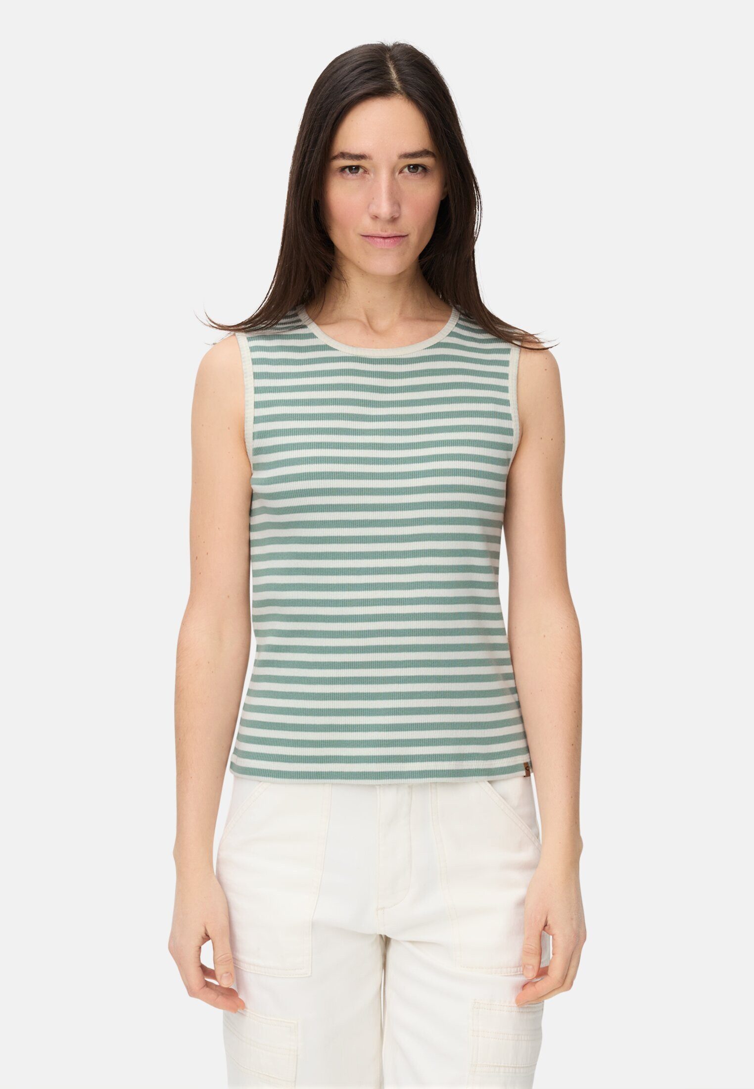 camel active Tanktop mit Rundhalsausschnitt ärmellos