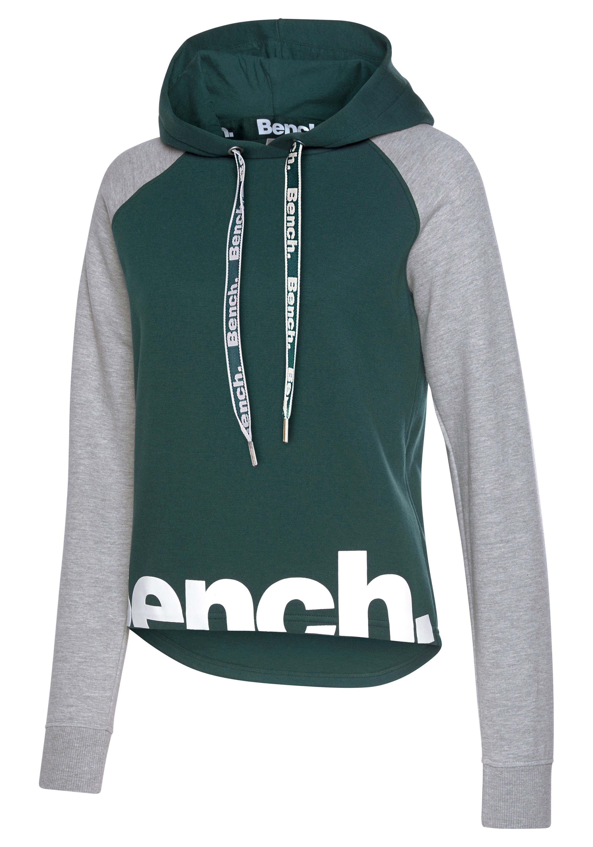 Bench. Loungewear Kapuzensweatshirt mit farblich abgesetzten Ärmeln und Logodruck, Loungewear – Bild 5 von 5