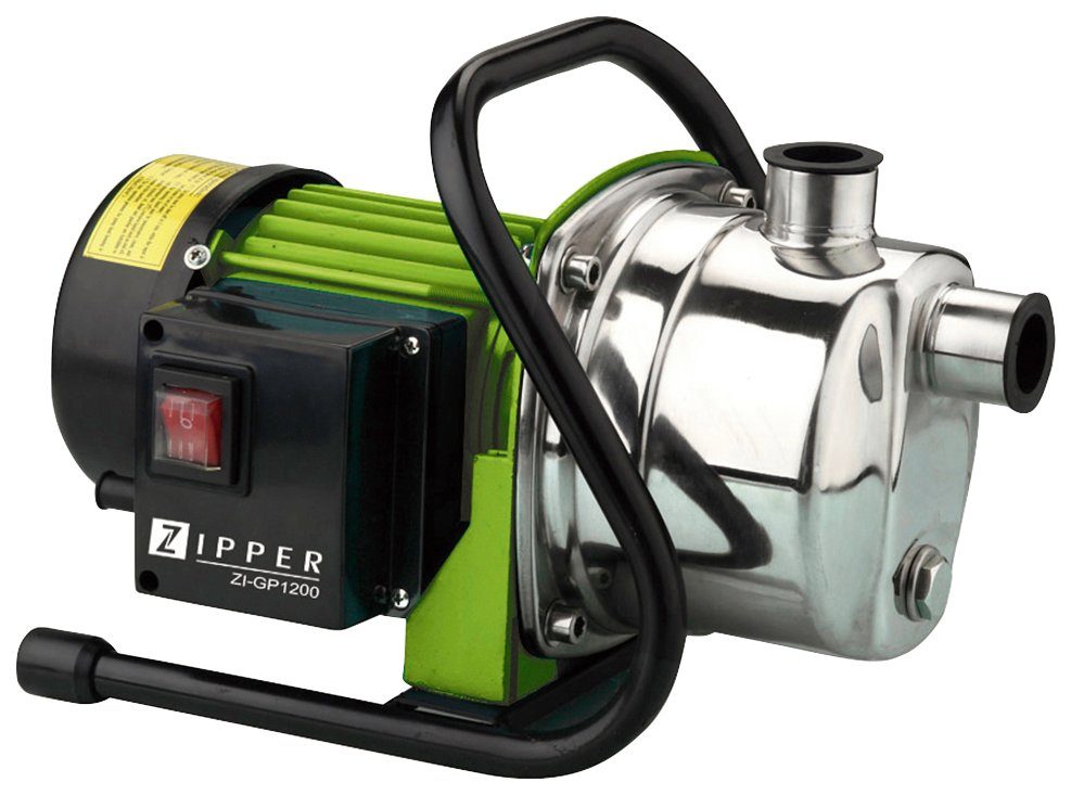 ZIPPER Gartenpumpe ZI-GP1200, 3.800 l/h Fördermenge