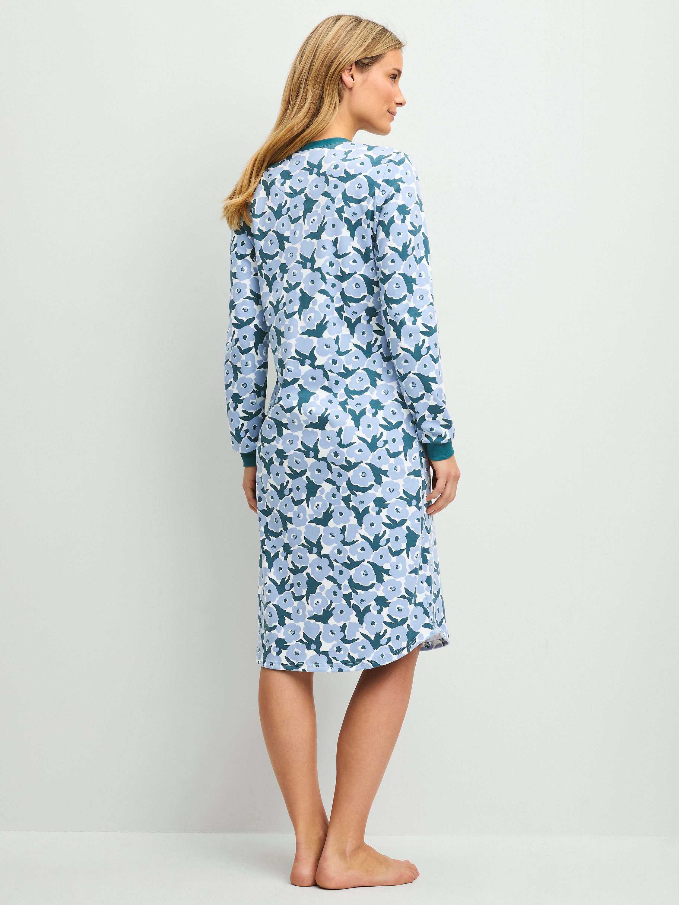 CALIDA Nachthemd Midnight Flowers Damen (1-tlg)