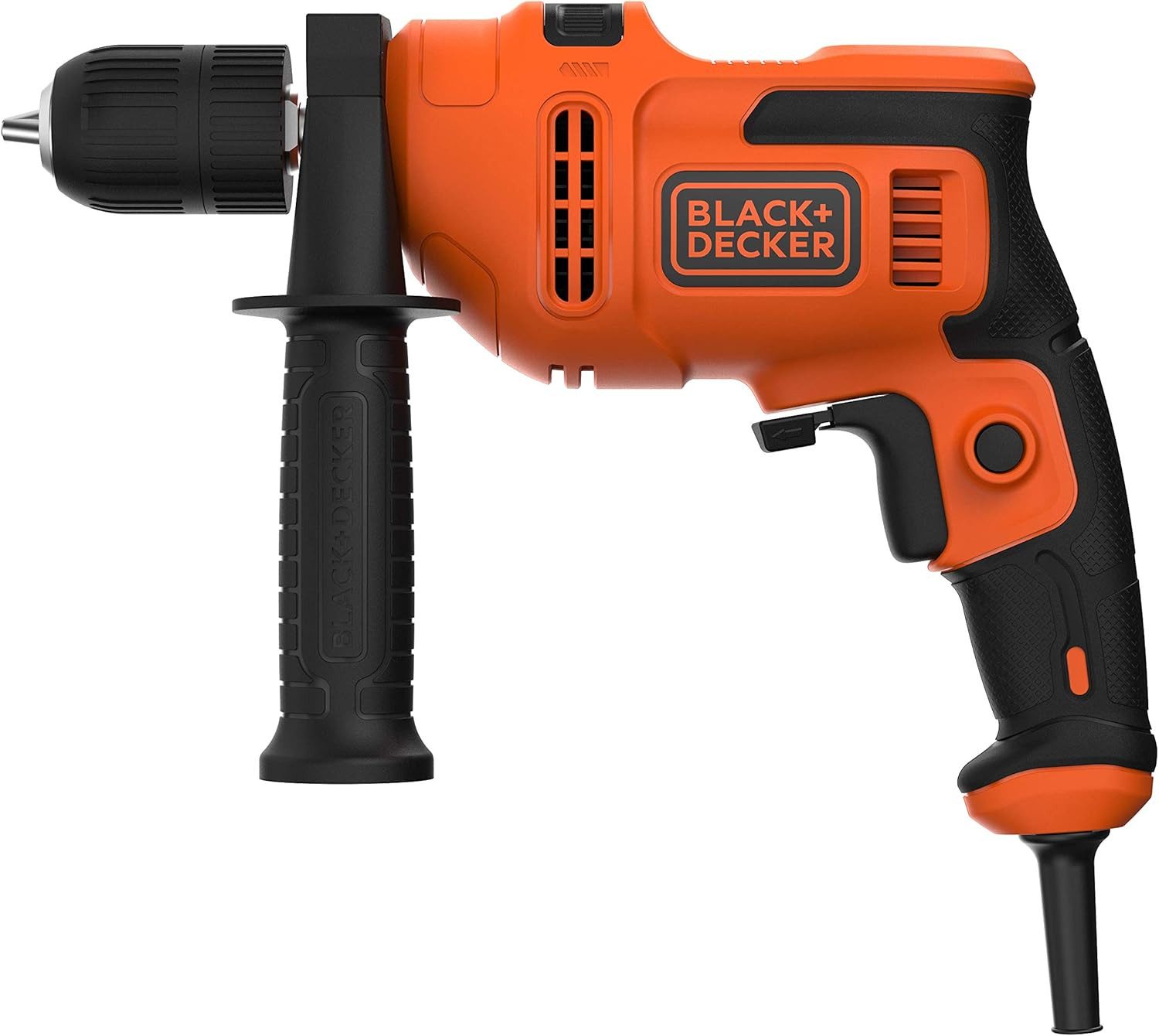Black + Decker Schlagbohrmaschine 1-Gang Schlagbohrmaschine, 2 m Kabellänge, 500W, (1-tlg)