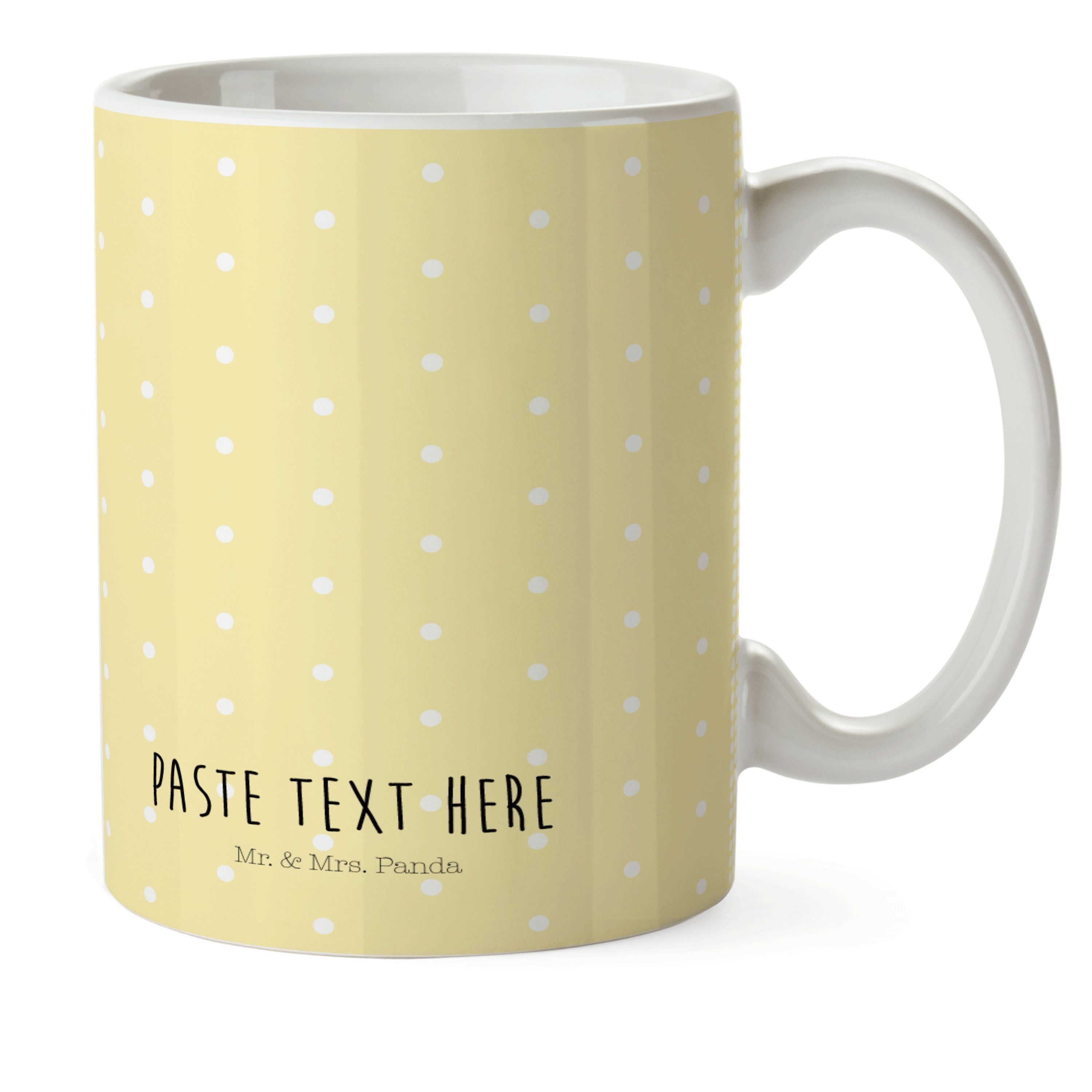 Mr. & Mrs. Panda Kinderbecher »Igel Seilhüpfen - Gelb Pastell - süße