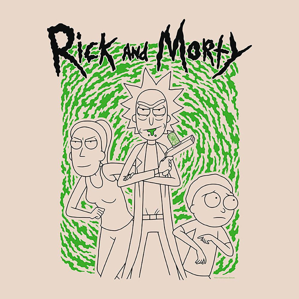 Morty Rick and Einkaufsbeutel