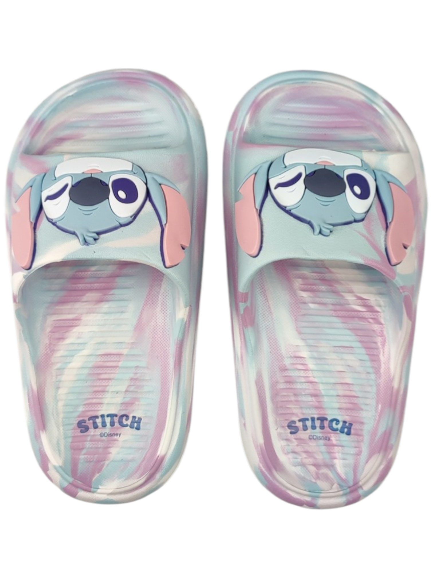 Cerdá Disney Stitch Badeschuh (2-tlg) Mädchen Schlappen mit 3D - Motiven Größe 26 - 33