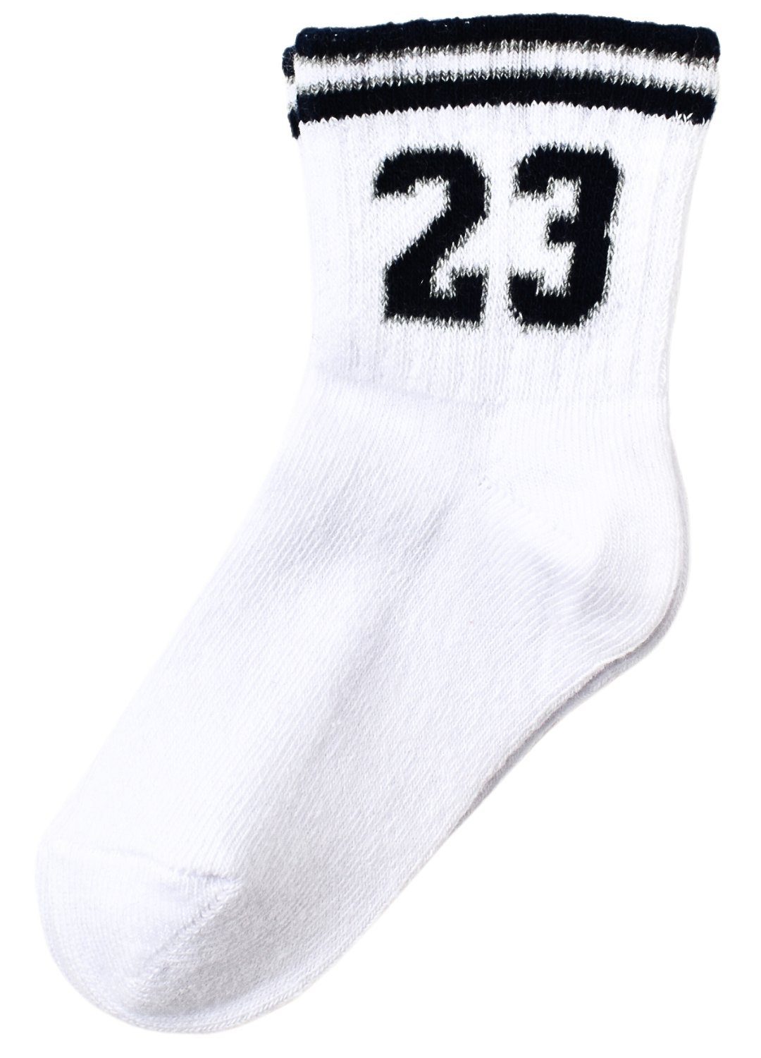 biorganic Socken GOTS-zertifiziert (21-36) Socken mit 1-8 der 23 (Set, Jahre Baby 4er-Pack) 4-Paar, Jungen Nummer Kinder Design Numbers