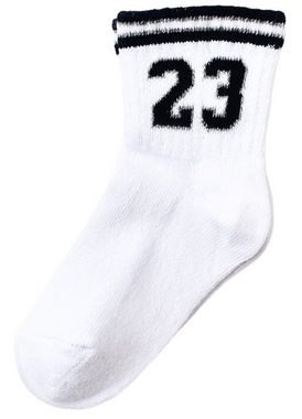 biorganic Socken Baby Kinder Jungen Socken GOTS-zertifiziert 1-8 Jahre (21-36) Numbers (Set, 4-Paar, 4er-Pack) Design mit der Nummer 23