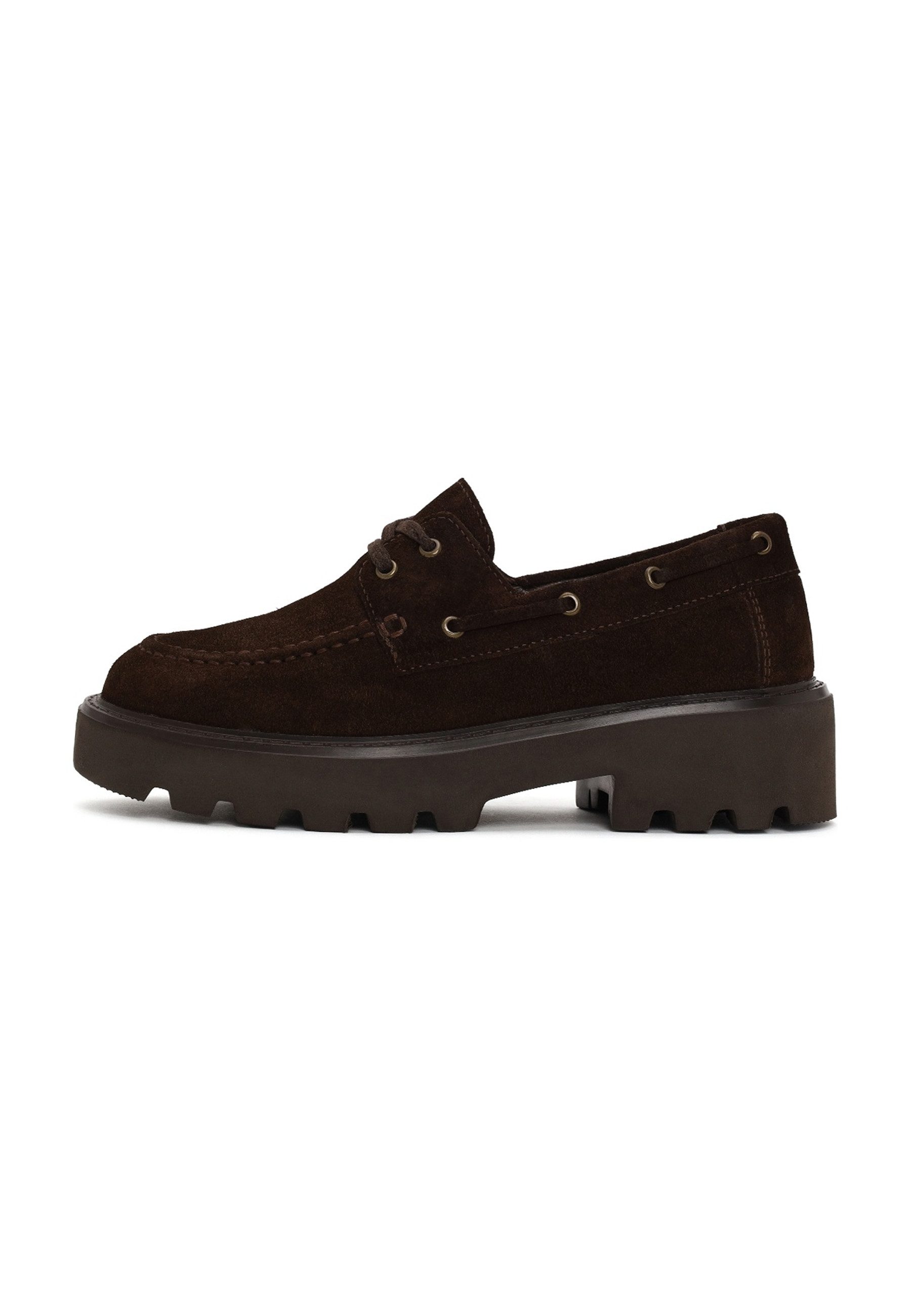 Derimod Leder Plateauloafer Loafer