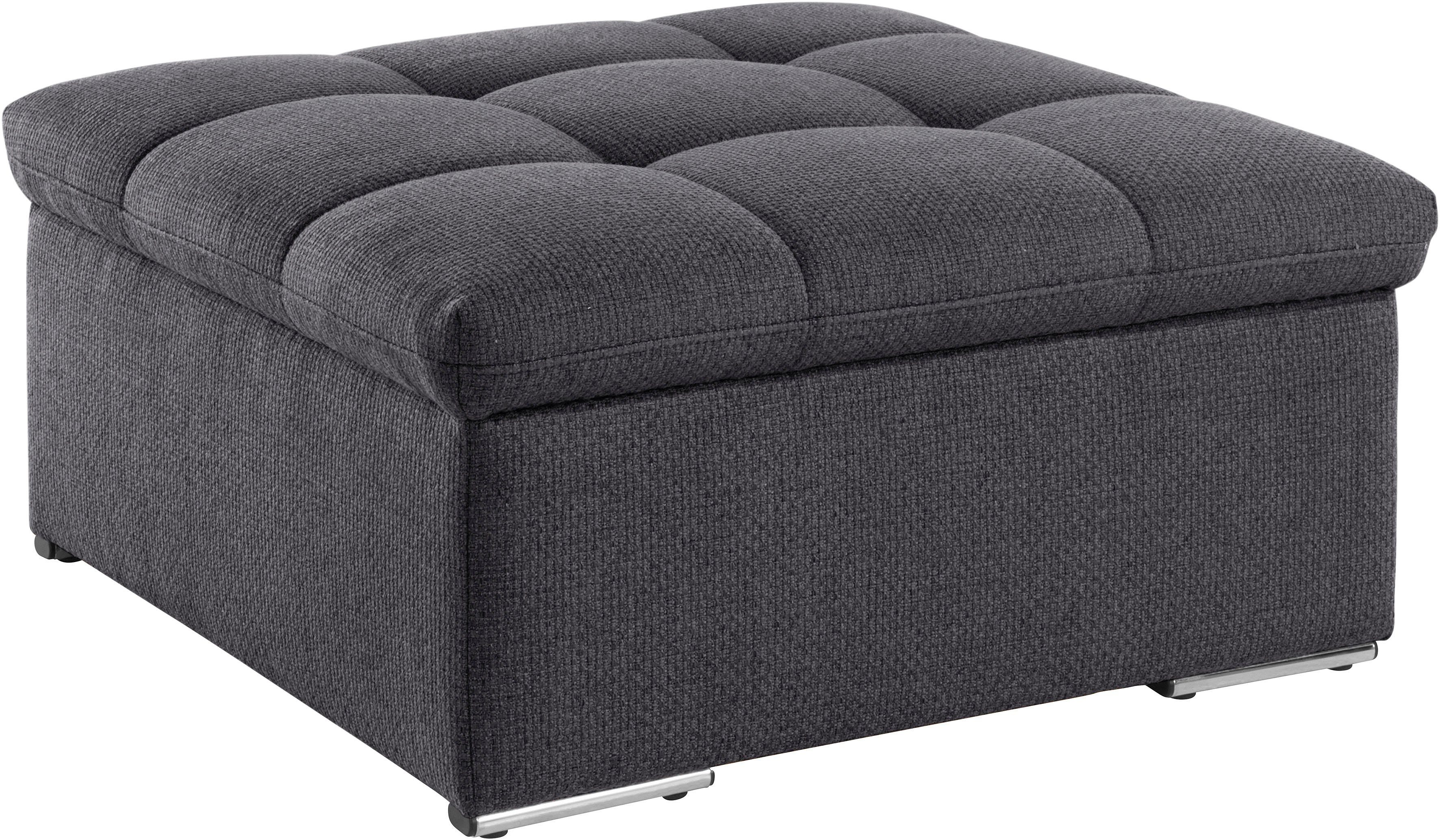 DOMO collection Sitzhocker Lagoa moderne Steppung im Sitz, elegant und zeitlos, B/T 87/87cm, in großer Farbauswahl