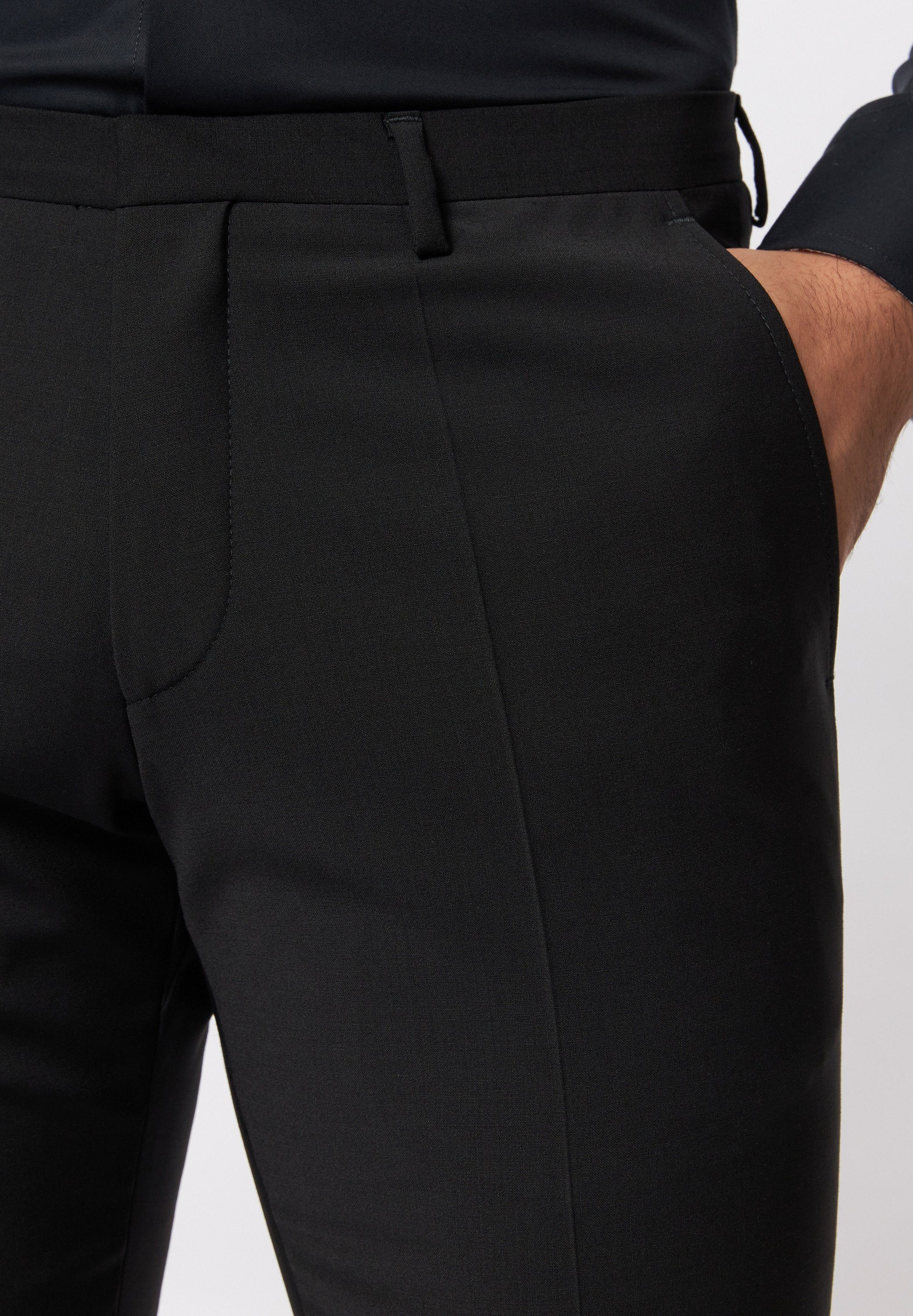 Roy 7 black fit Extra Anzughose - Baukasten slim Robson