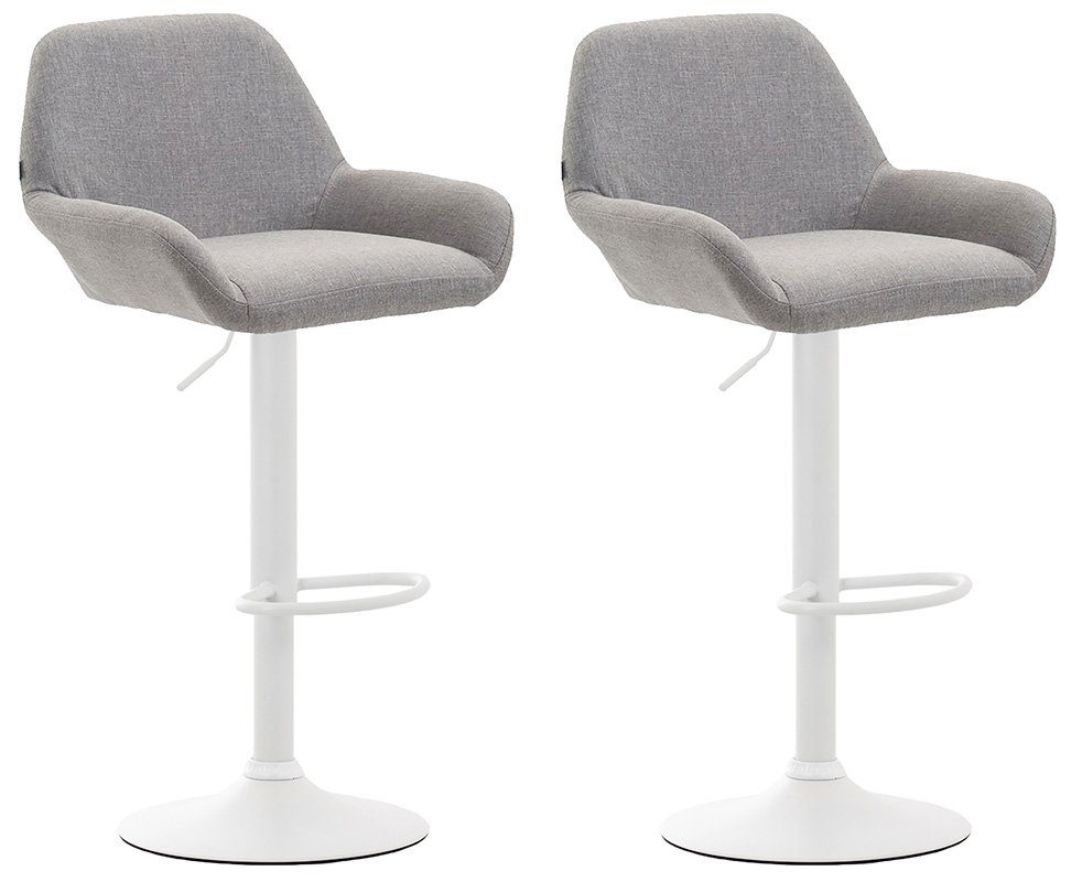 CLP Barhocker Braga Stoff (2er Set, günstig online kaufen