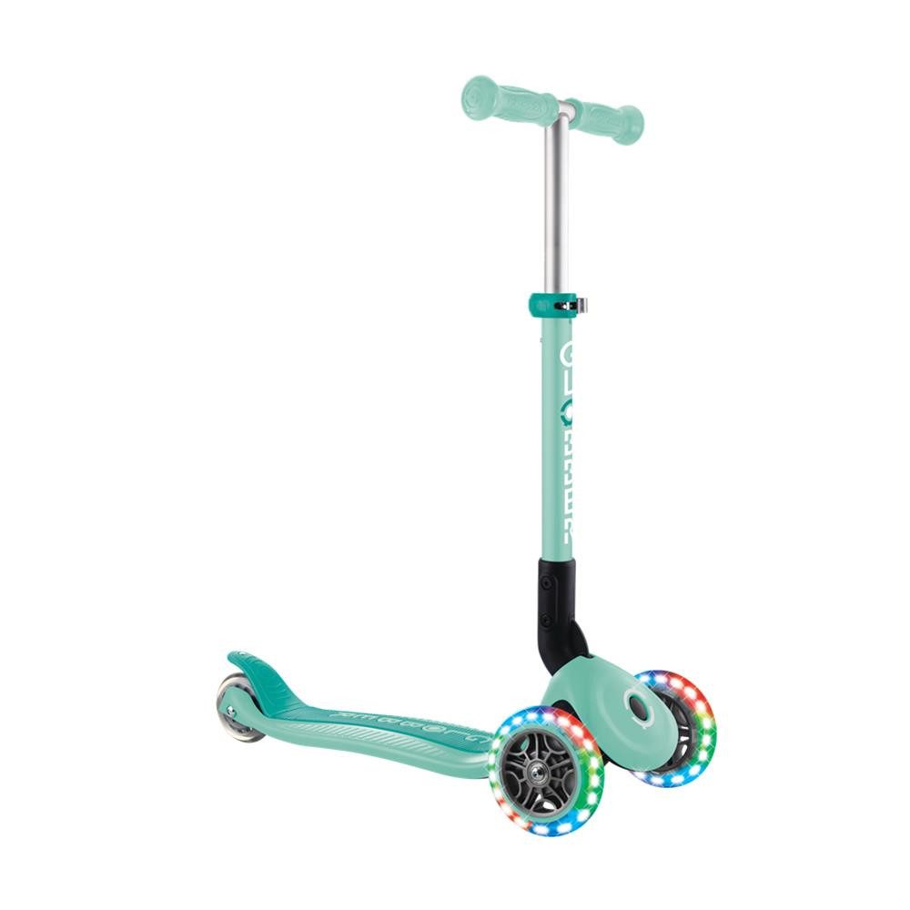 Tretroller Junior Foldable Lights Kinderroller 3-rädriger Scooter