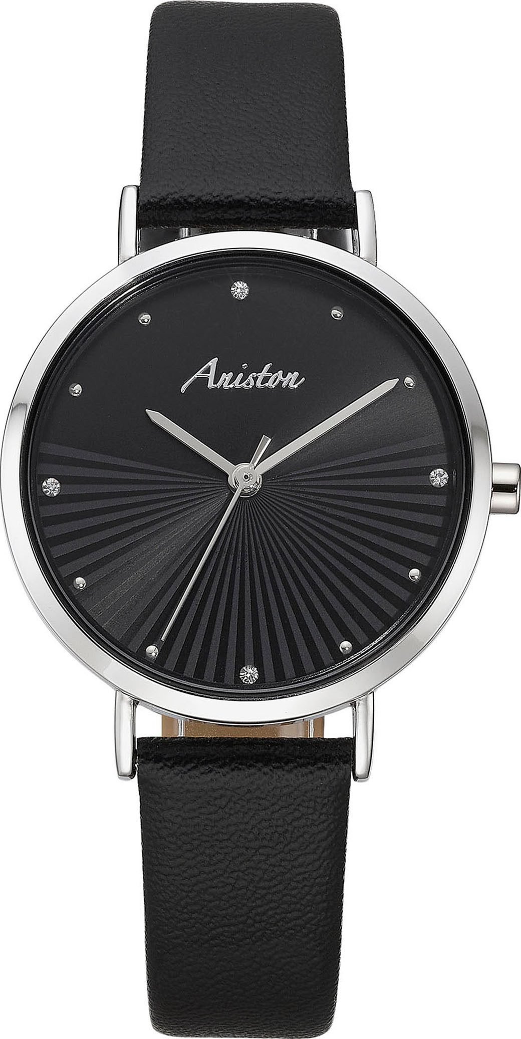 Aniston JEWELRY & WATCHES Quarzuhr, Armbanduhr, Damenuhr, analog, Glasstein günstig online kaufen