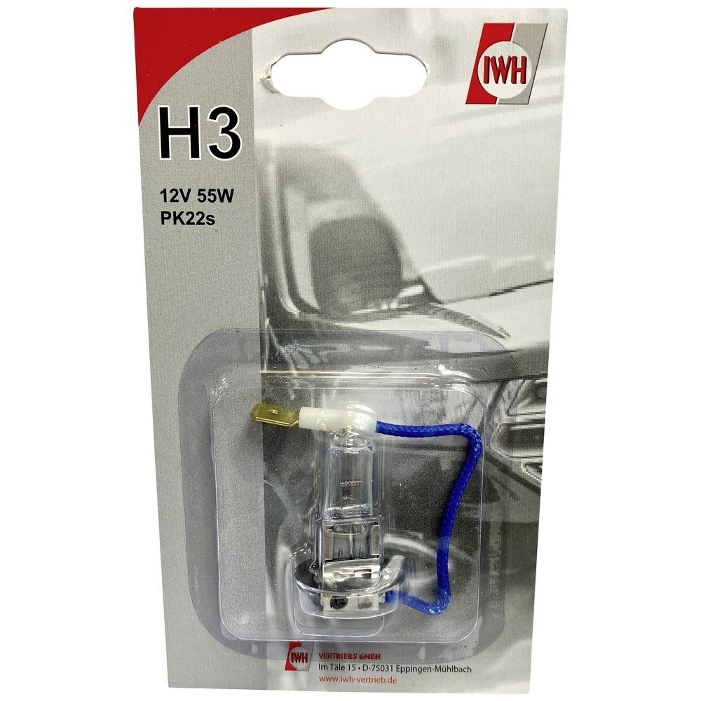 IWH KFZ-Ersatzleuchte IWH 019353 Halogen 55 H3 12 W V Leuchtmittel