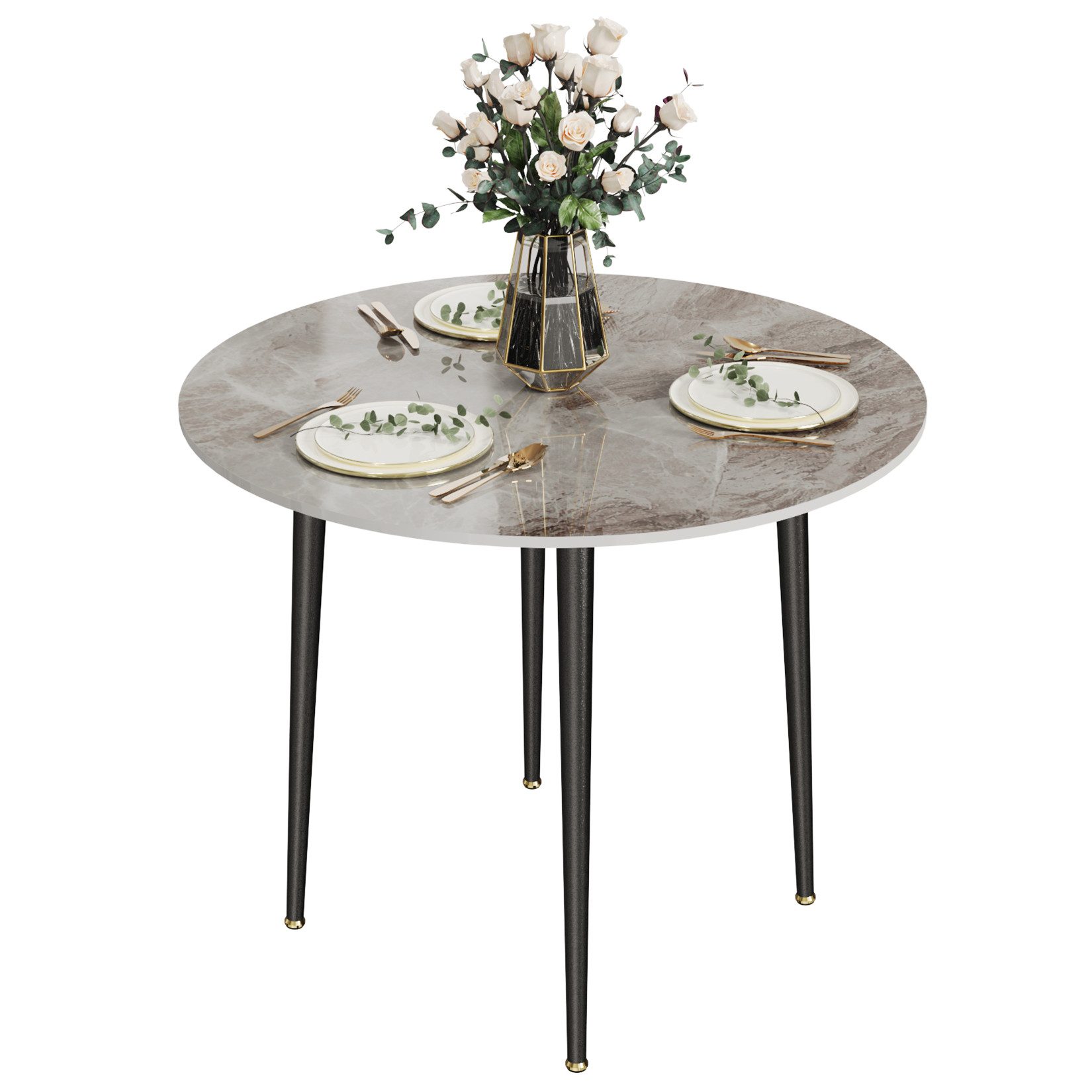 FATIVO Esstisch Luxus Marmor Skandinavisch Gesinterter günstig online kaufen