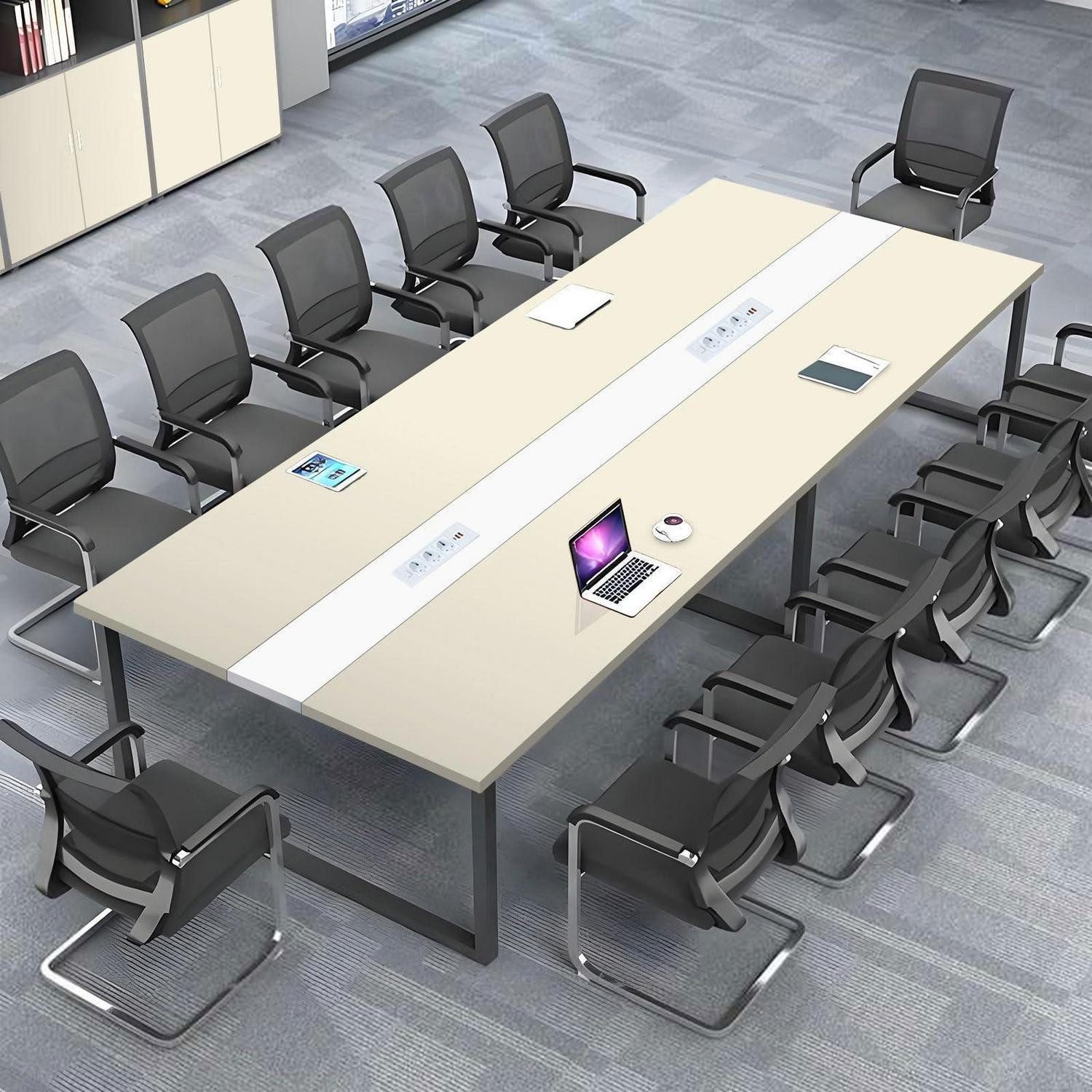 LuxusKollektion Konferenztisch Konferenztisch Kabelmanagement Kabeldurchführung Büro G 460*80*74cm