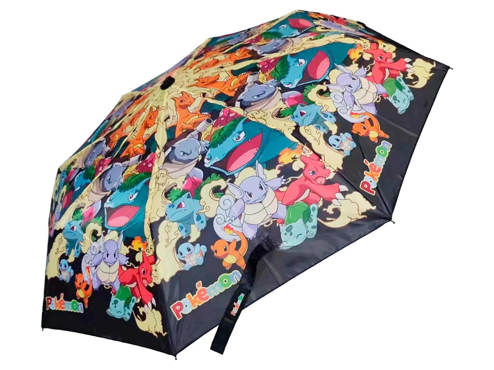POKÉMON Taschenregenschirm Taschenschirm 52 cm Regenschirm faltbar