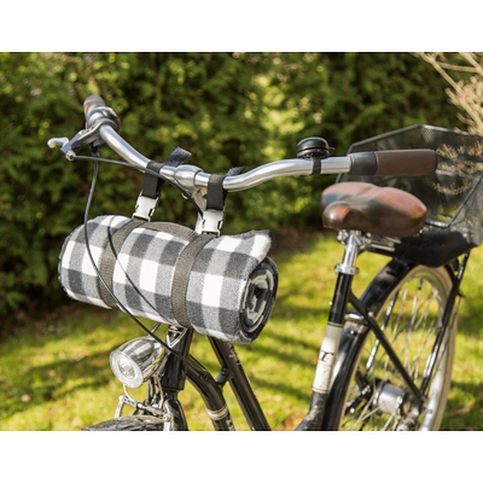 the Out Outdoordecke Fahrrad, Befestigungsclips Outdoor mit Blue Picknick, für of Decke das