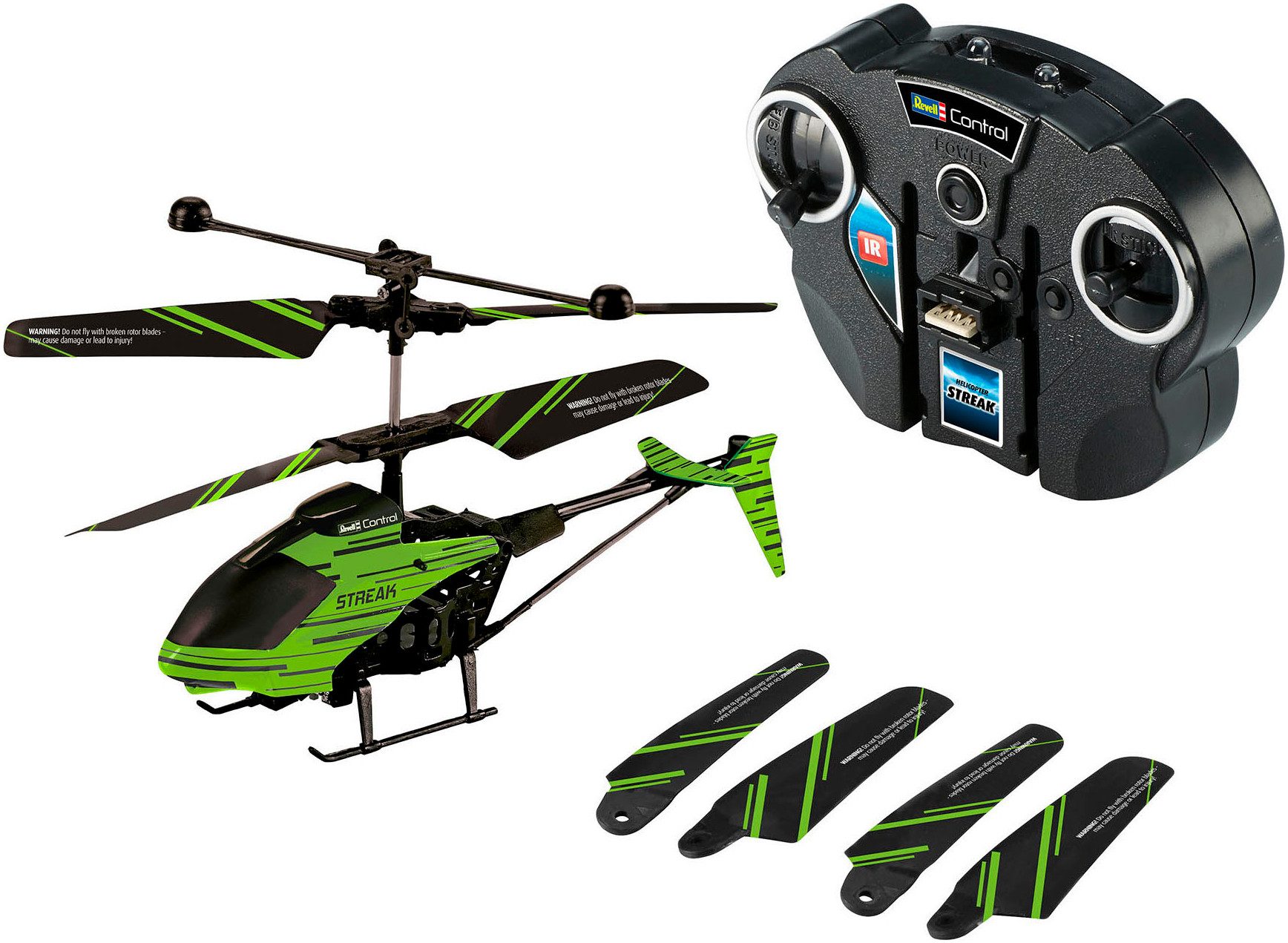 Revell® RC-Helikopter Revell® control - Streak; Glow in the dark, leuchtet im Dunkeln