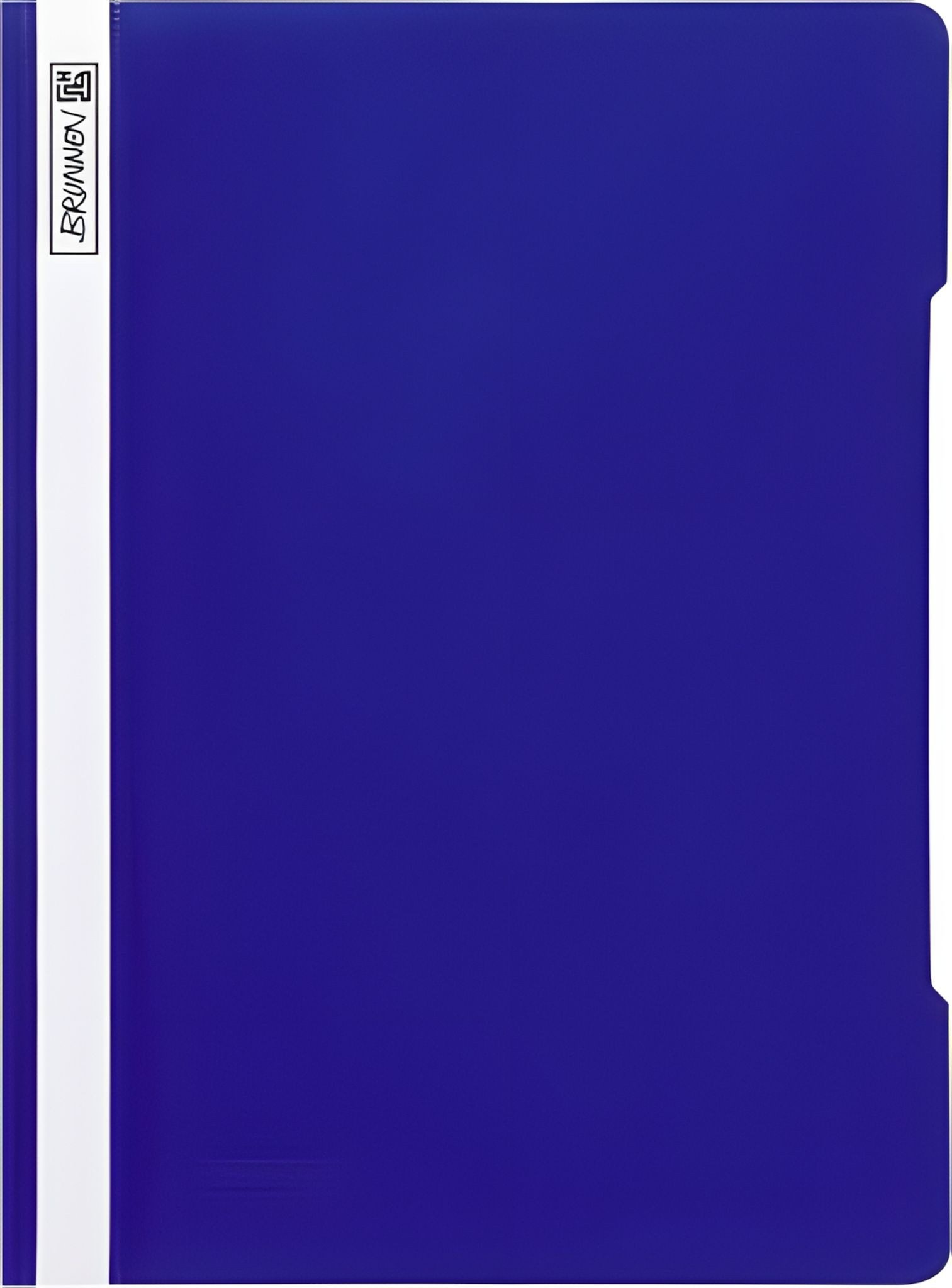 BRUNNEN Hefter BRUNNEN Plastik Schnellhefter A4 blau PVC-Folie 102011030